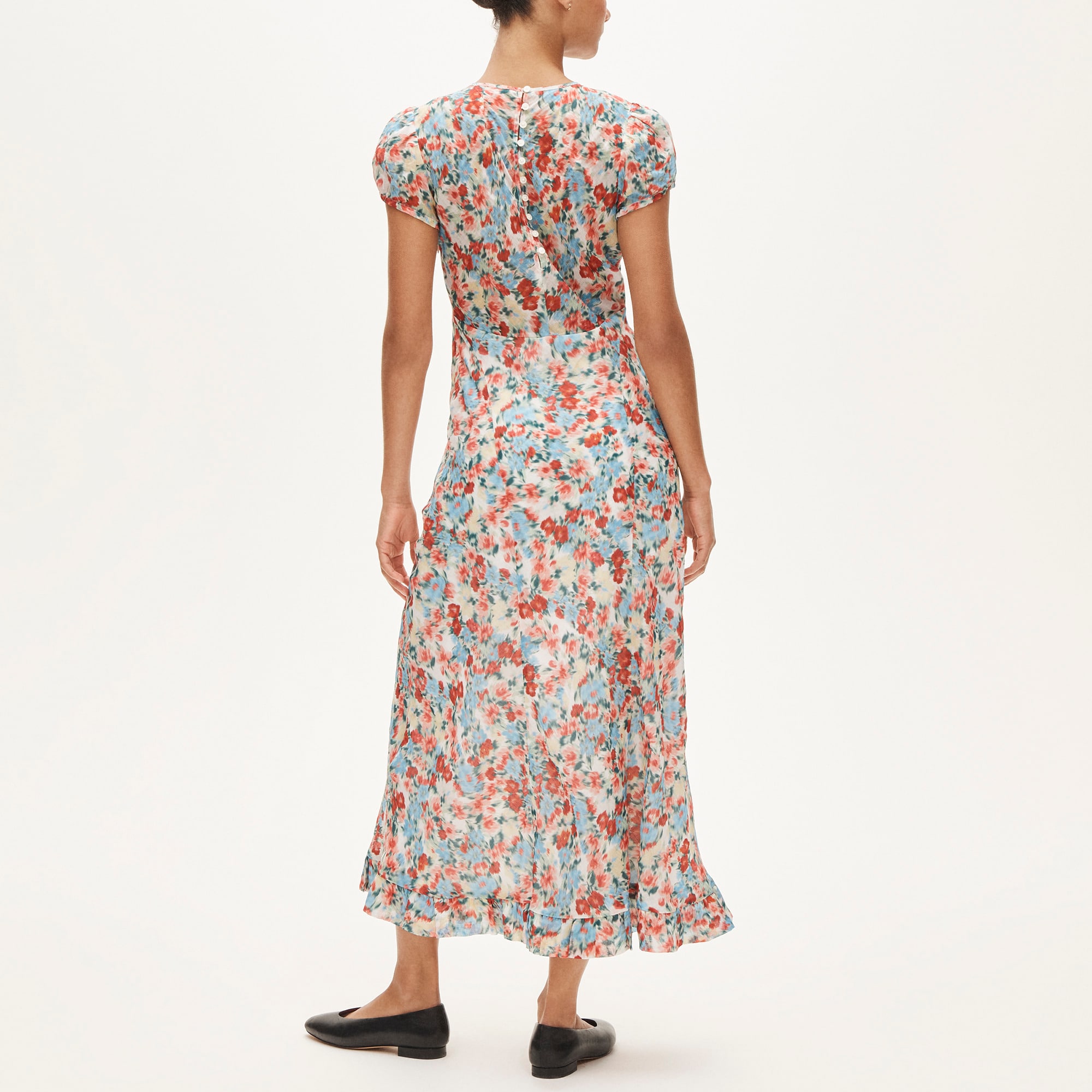 Ruffle-hem midi dress - image 5