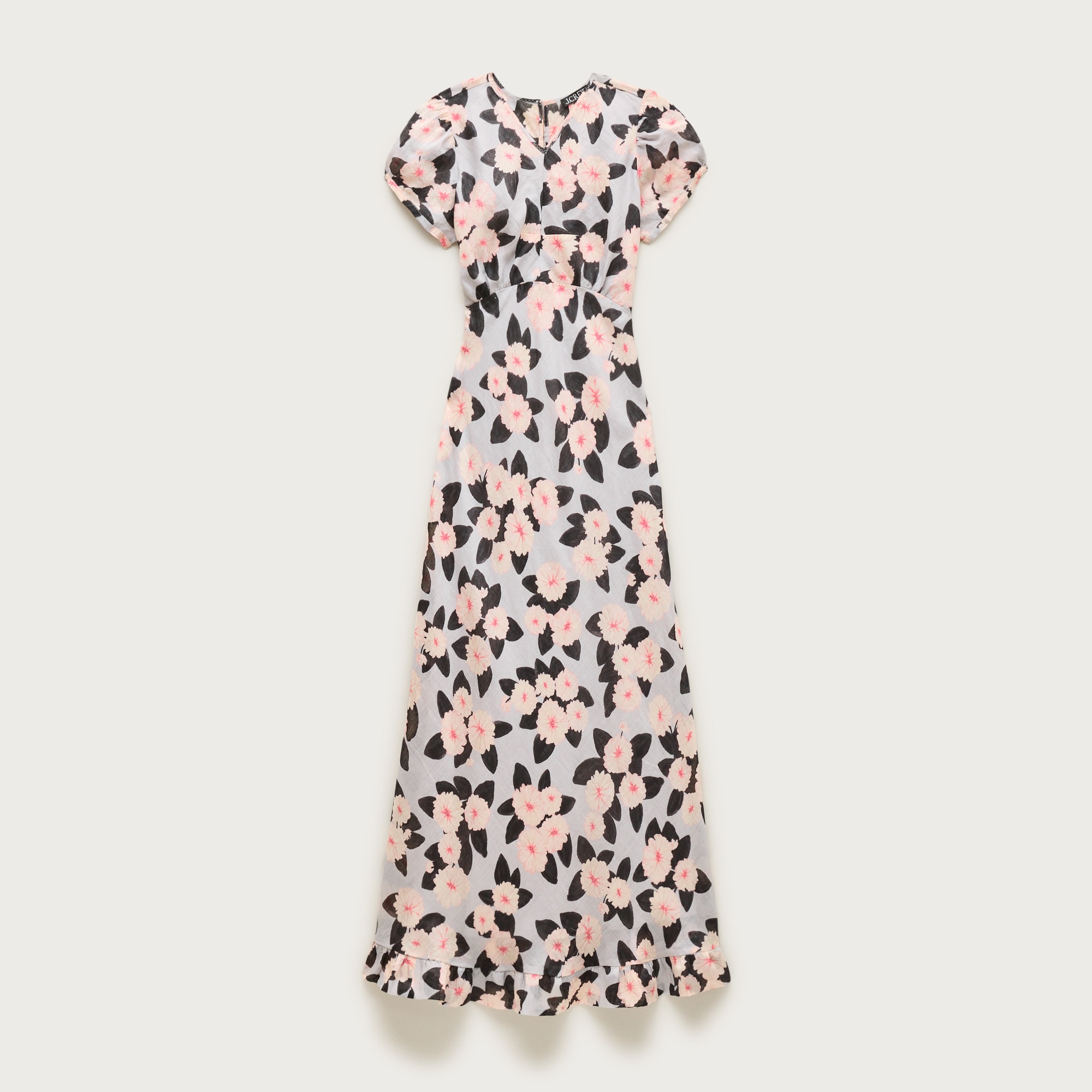 j crew ruffle maxi dress Ruffle Maxi Dress In Peony Print For Women