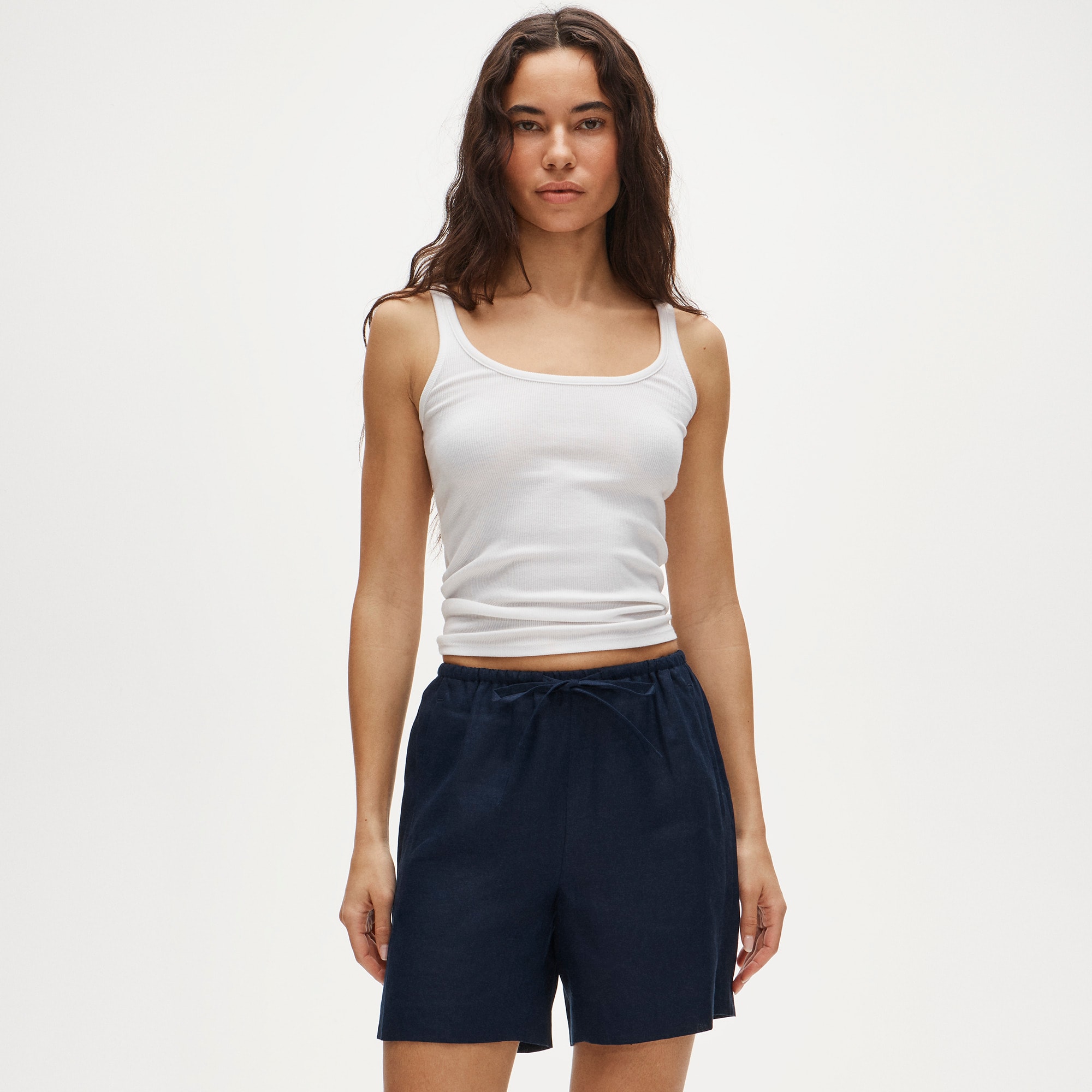 Cosmo short in linen