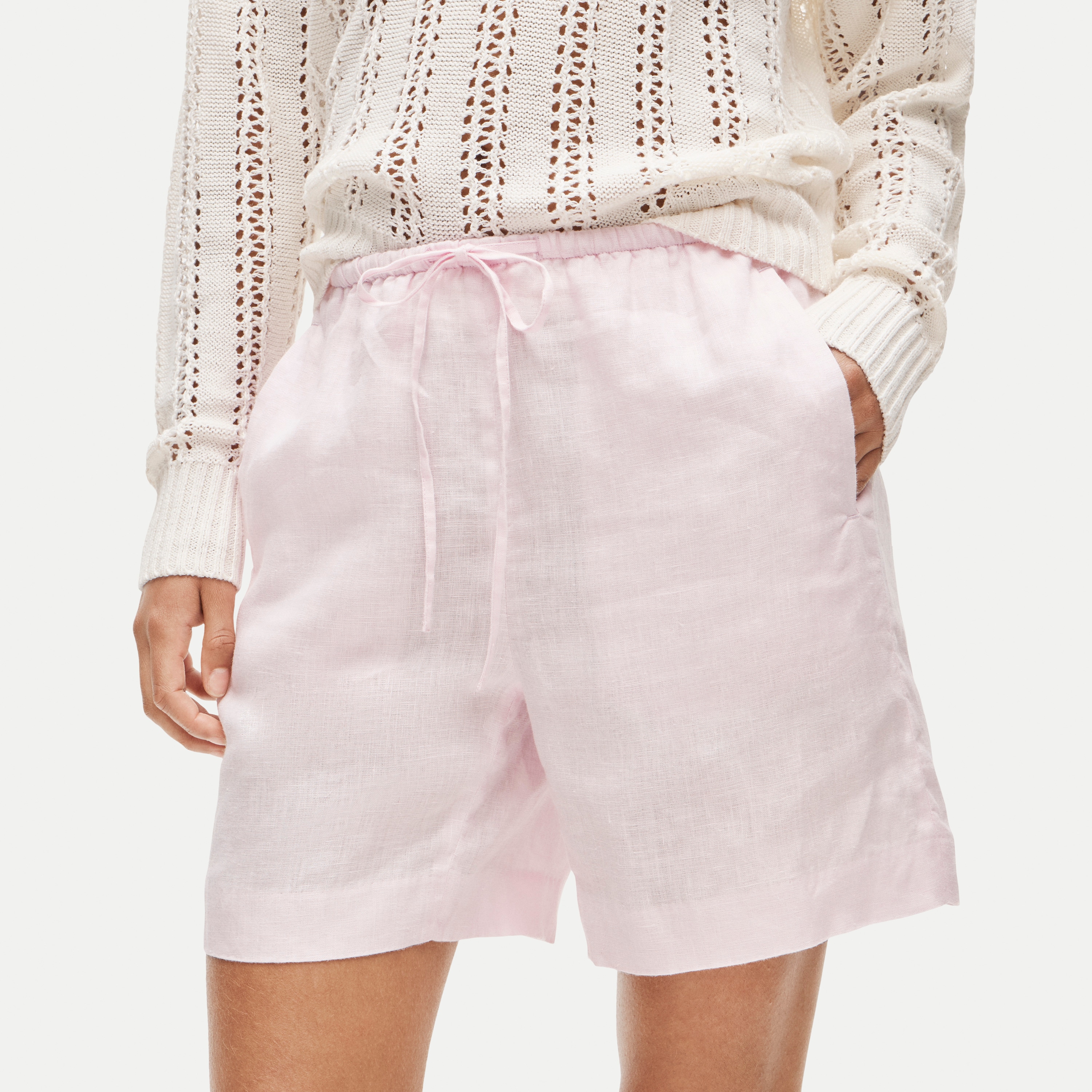 Cosmo short in linen