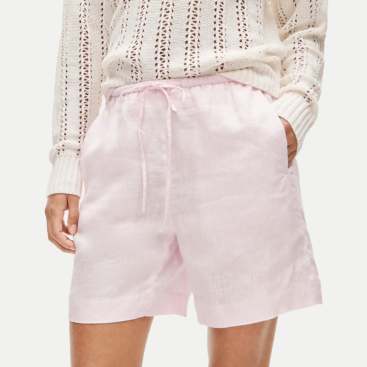 Seaside Short In Linen Blend For Women | J.Crew