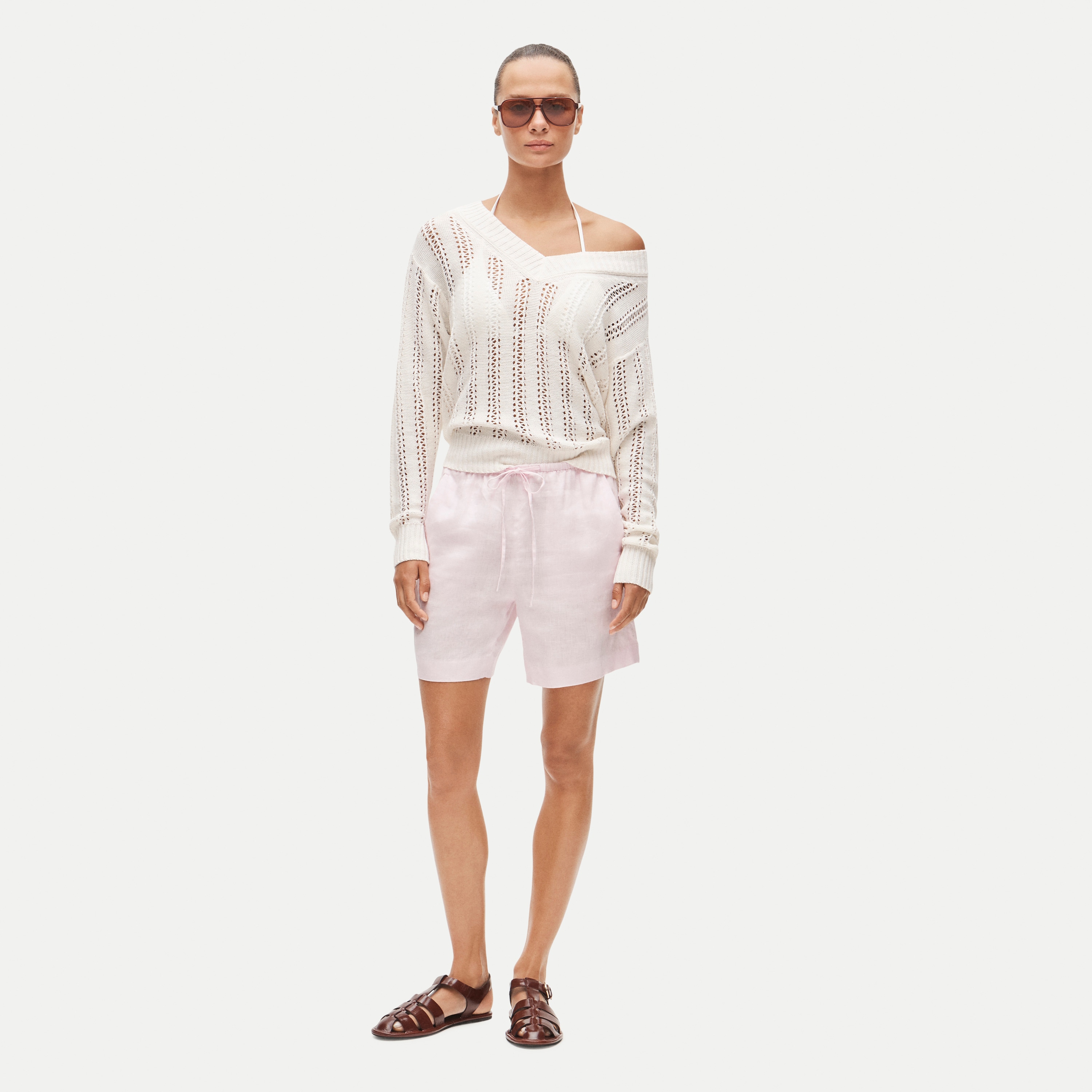 Cosmo short in linen