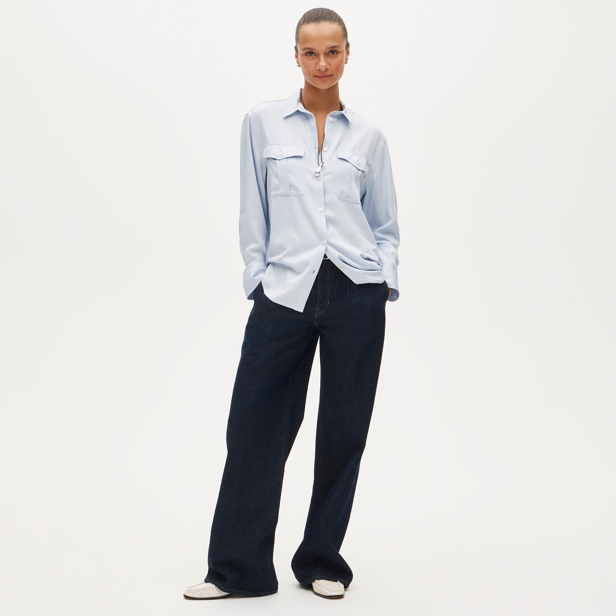 Garçon camp-pocket shirt
