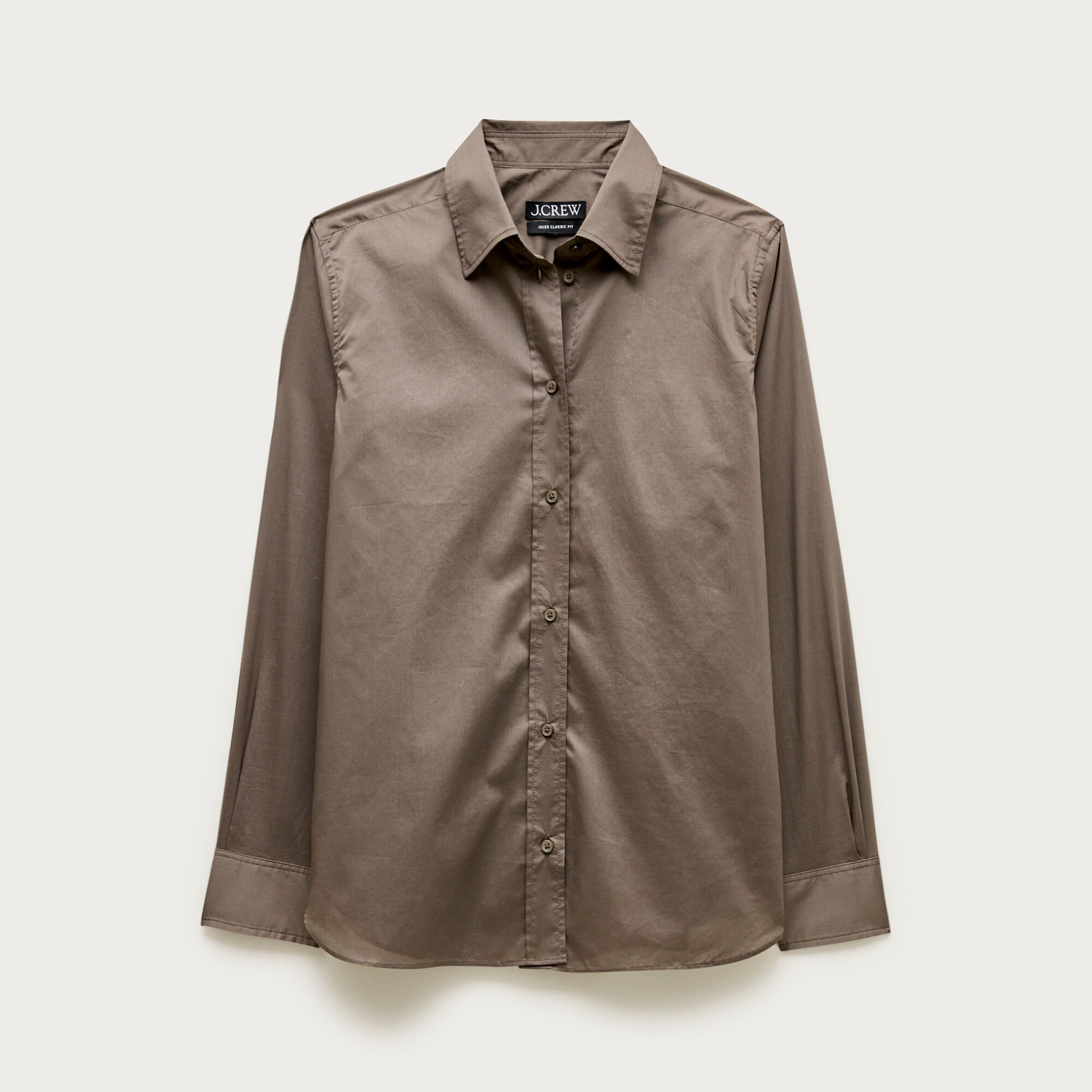 Jules classic-fit shirt in sateen