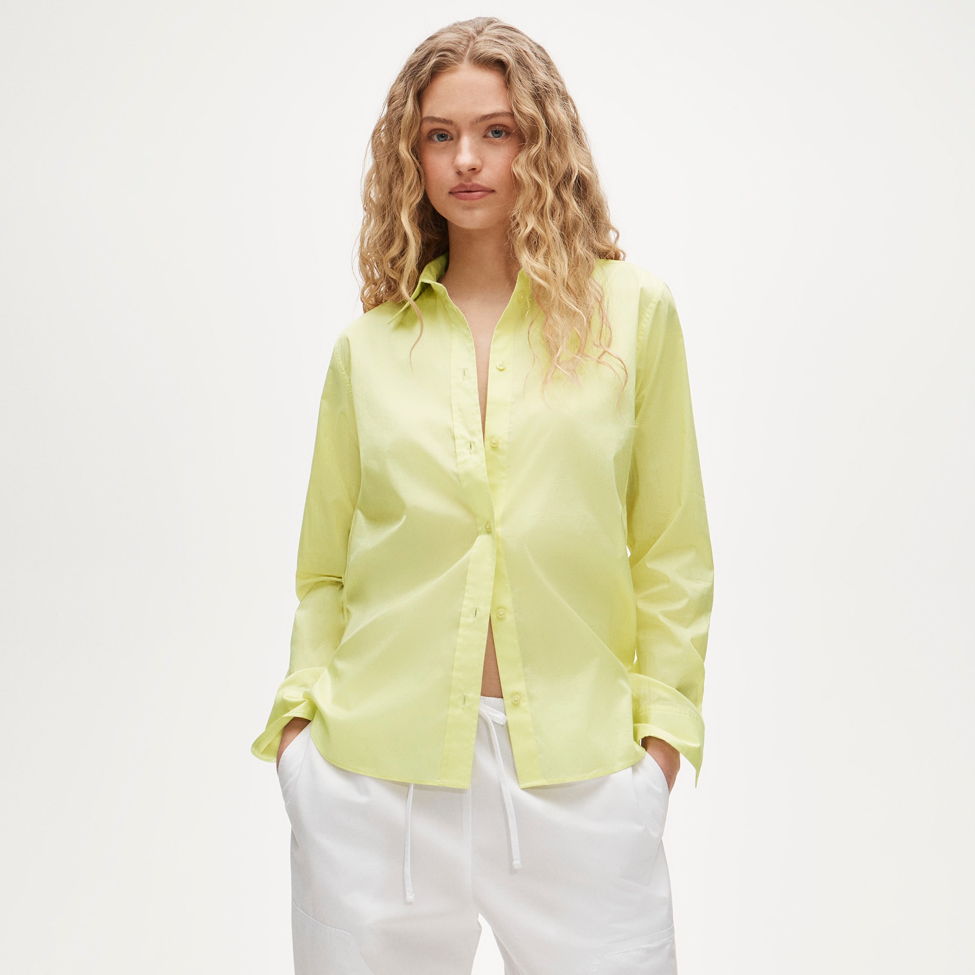 Jules classic-fit shirt in sateen