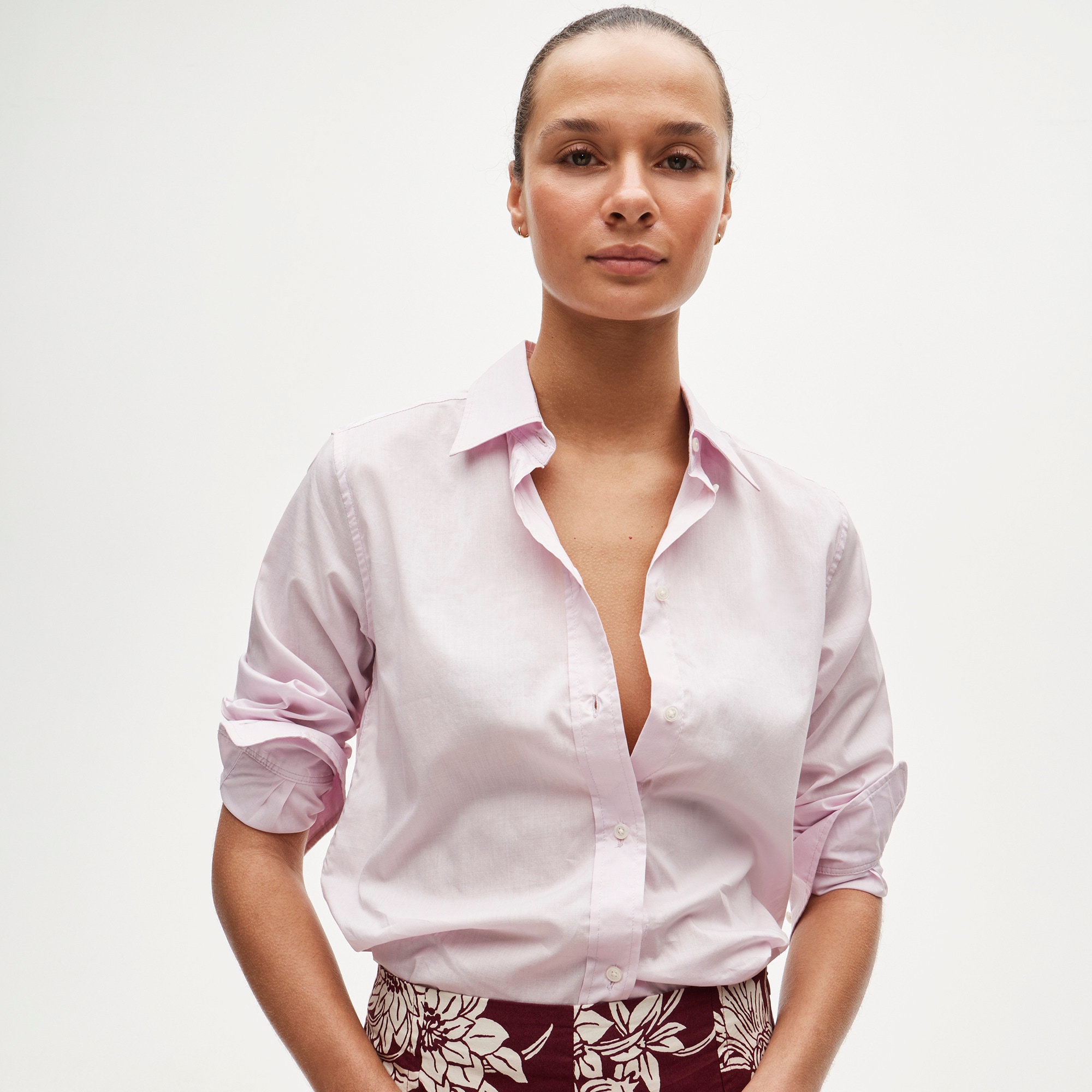 Jules classic-fit shirt in sateen
