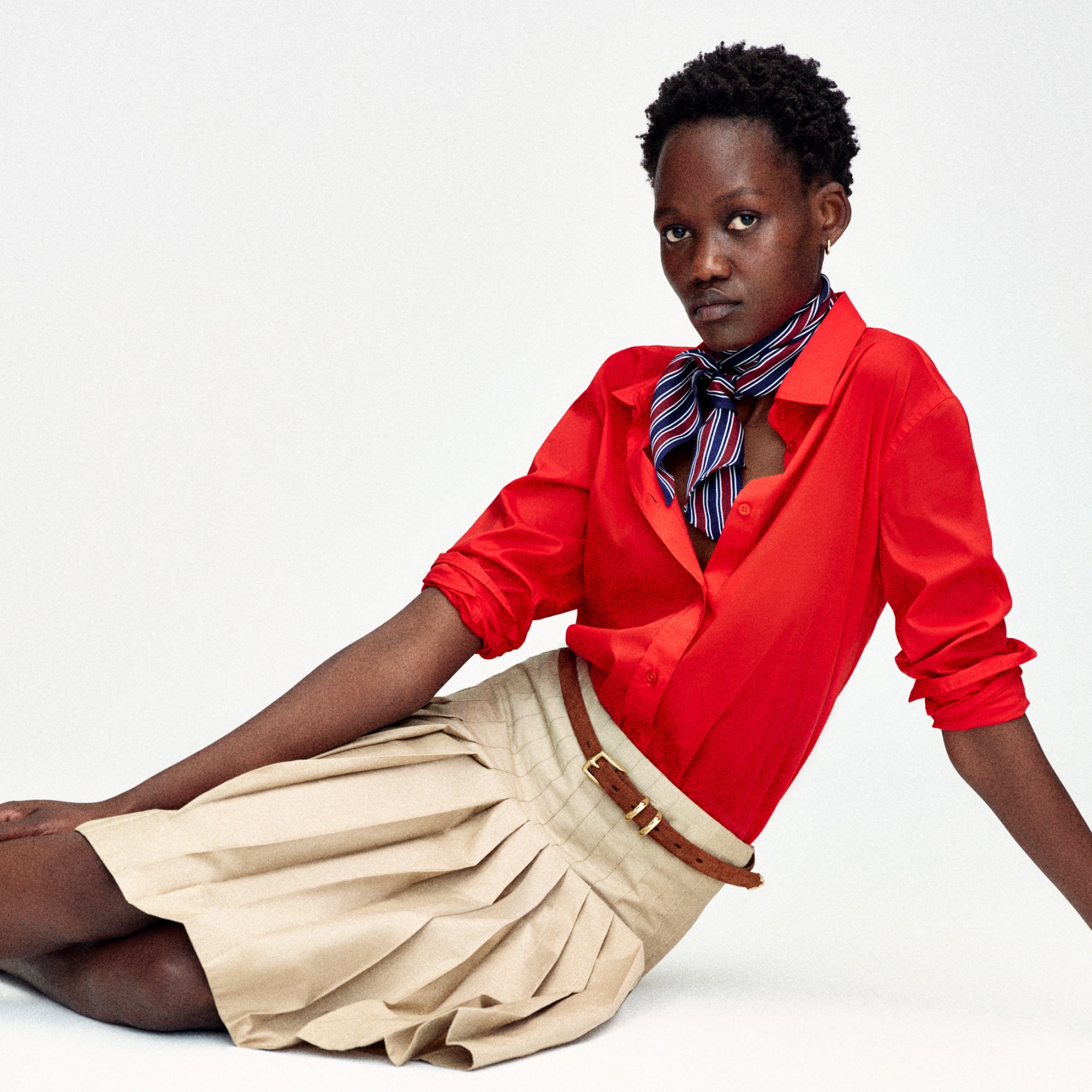 Jules classic-fit shirt in sateen