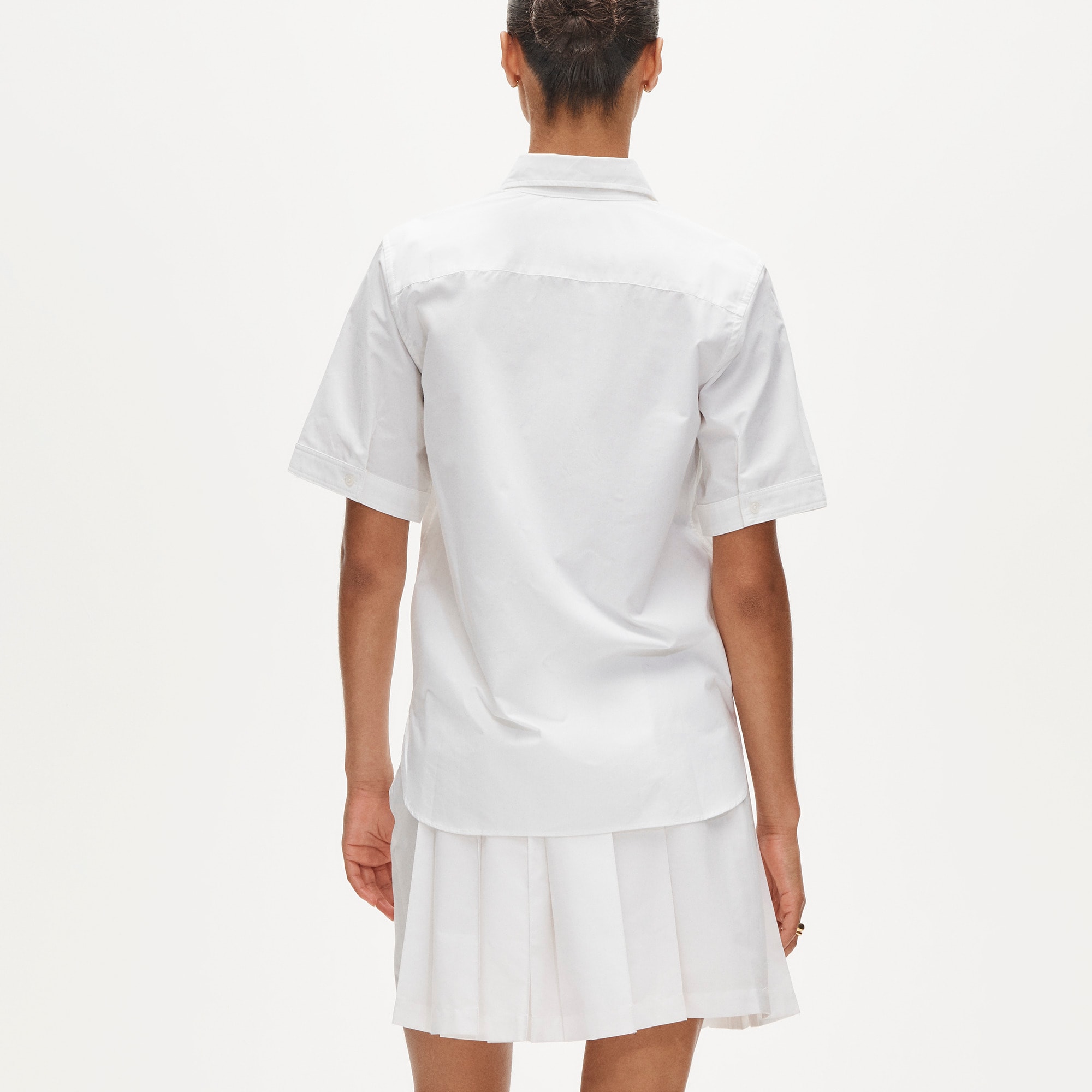 Gar&ccedil;on short-sleeve shirt in cotton poplin - image 5