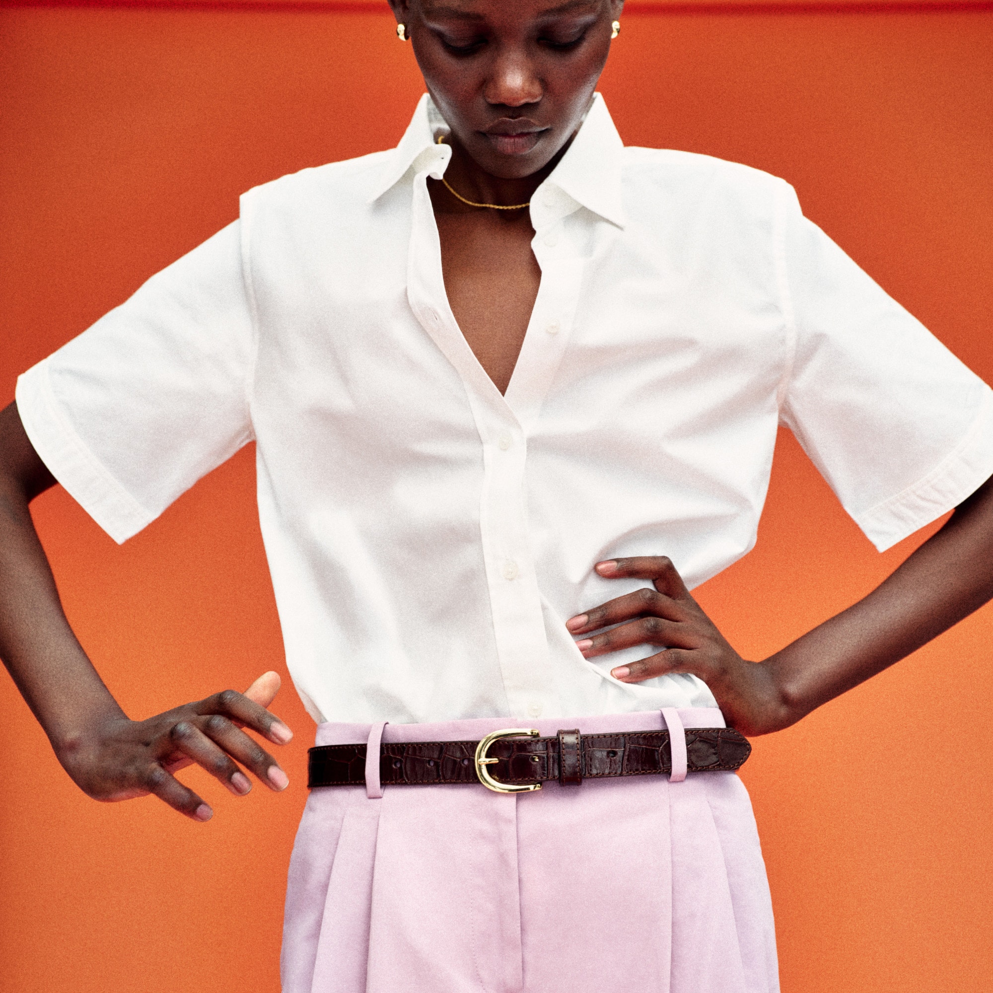 Garçon Short-sleeve Shirt In Cotton Poplin For Women | J.Crew