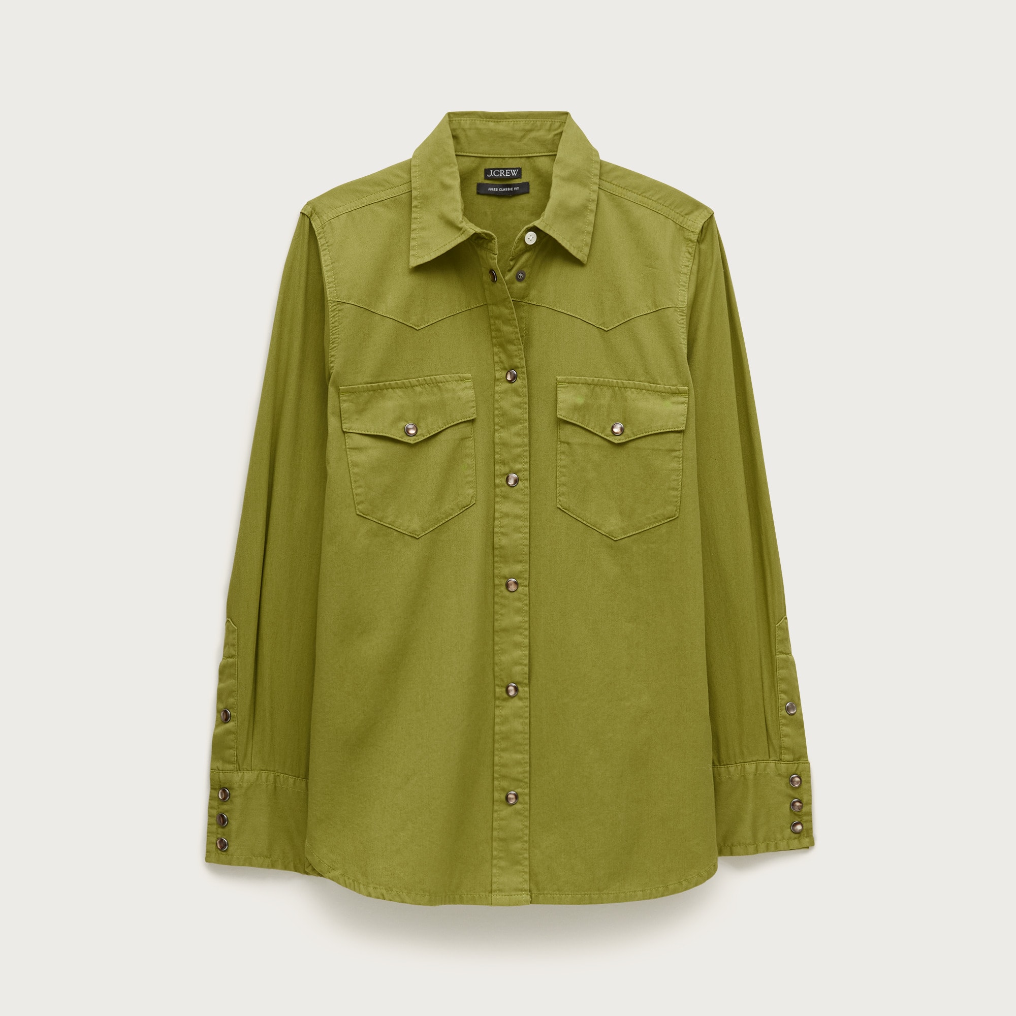Jules Classic-fit Shirt In Garment Dye For Women | J.Crew