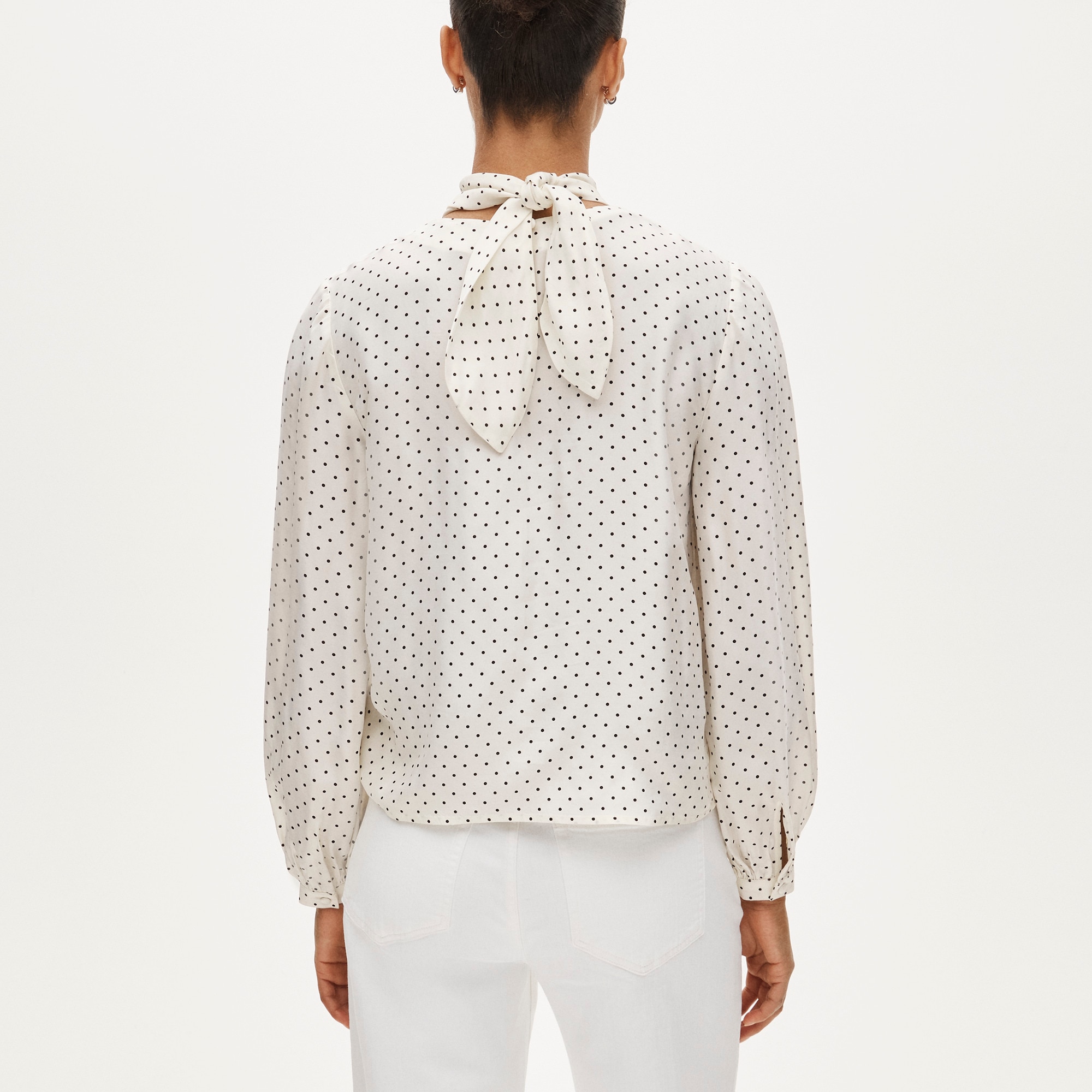 Scarf-neck shirt - image 5