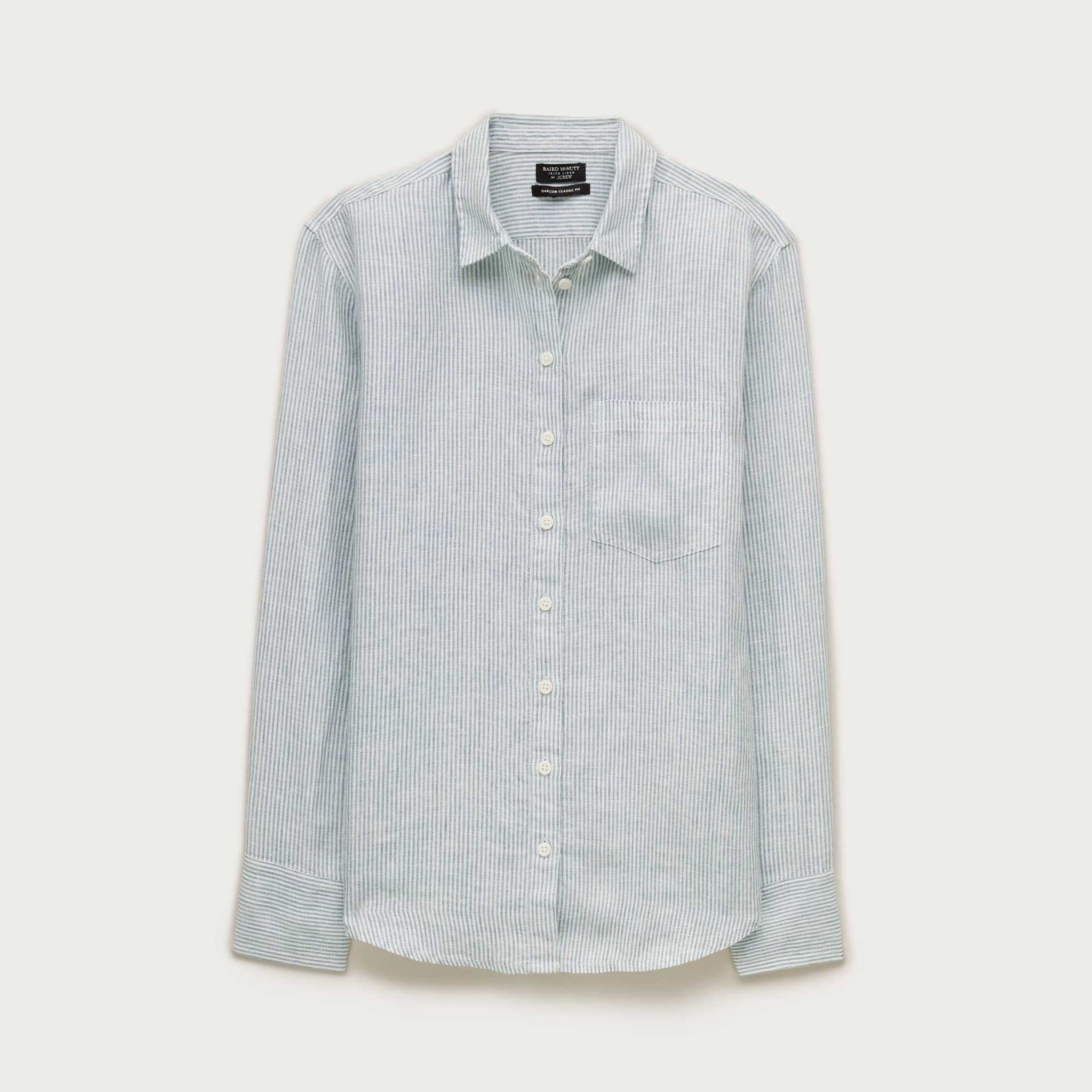 Garçon classic shirt in linen from J.Crew - $128