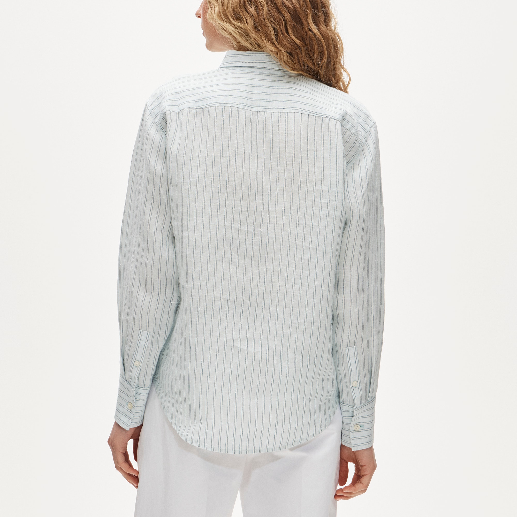 Gar&ccedil;on classic shirt in striped linen - image 5