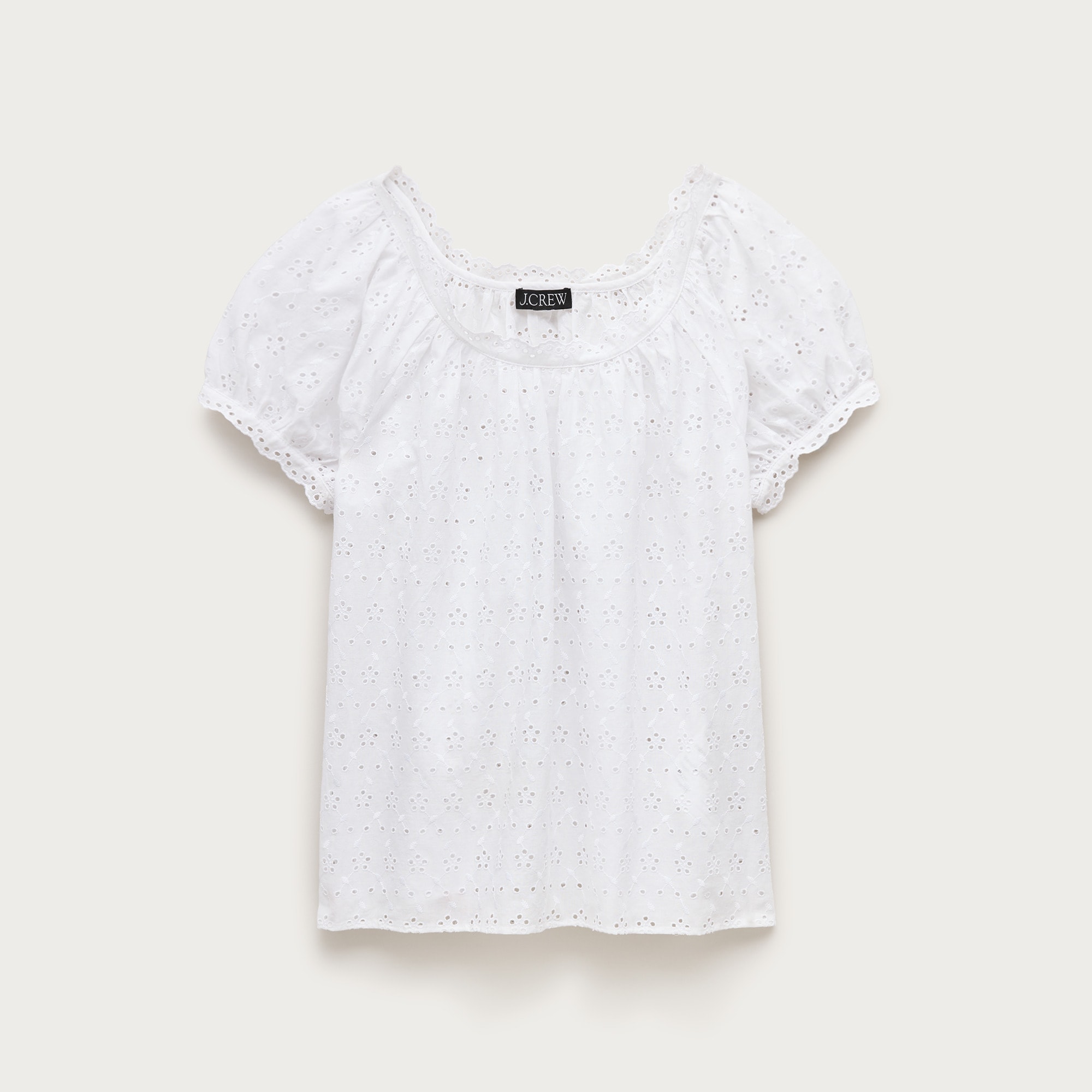 Tie-front Popover Top In Seersucker For Women | J.Crew