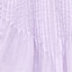 Lace-trim pintuck top in cotton voile LAVENDER BLUSH