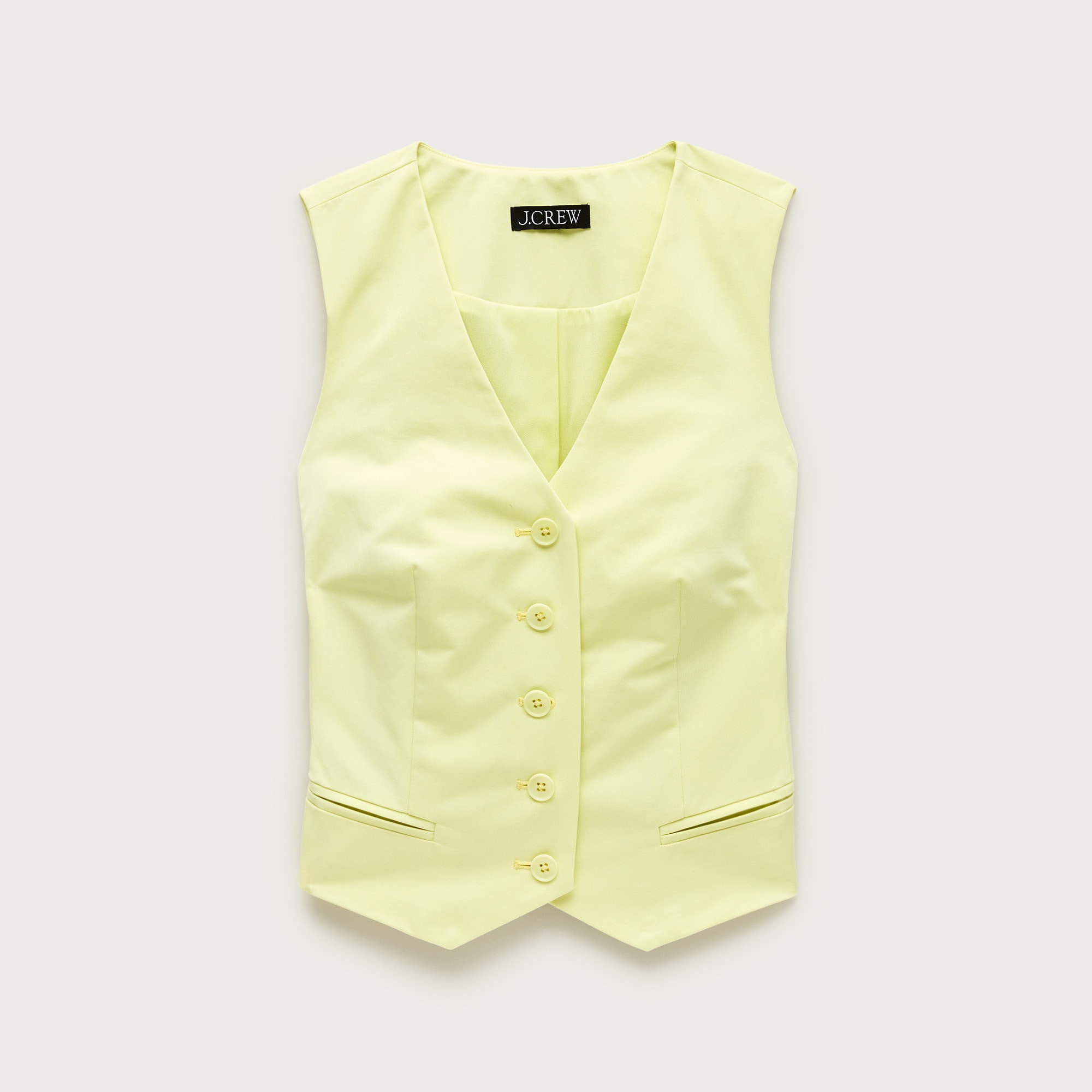 Shrunken V-neck Vest Top For Women | J.Crew