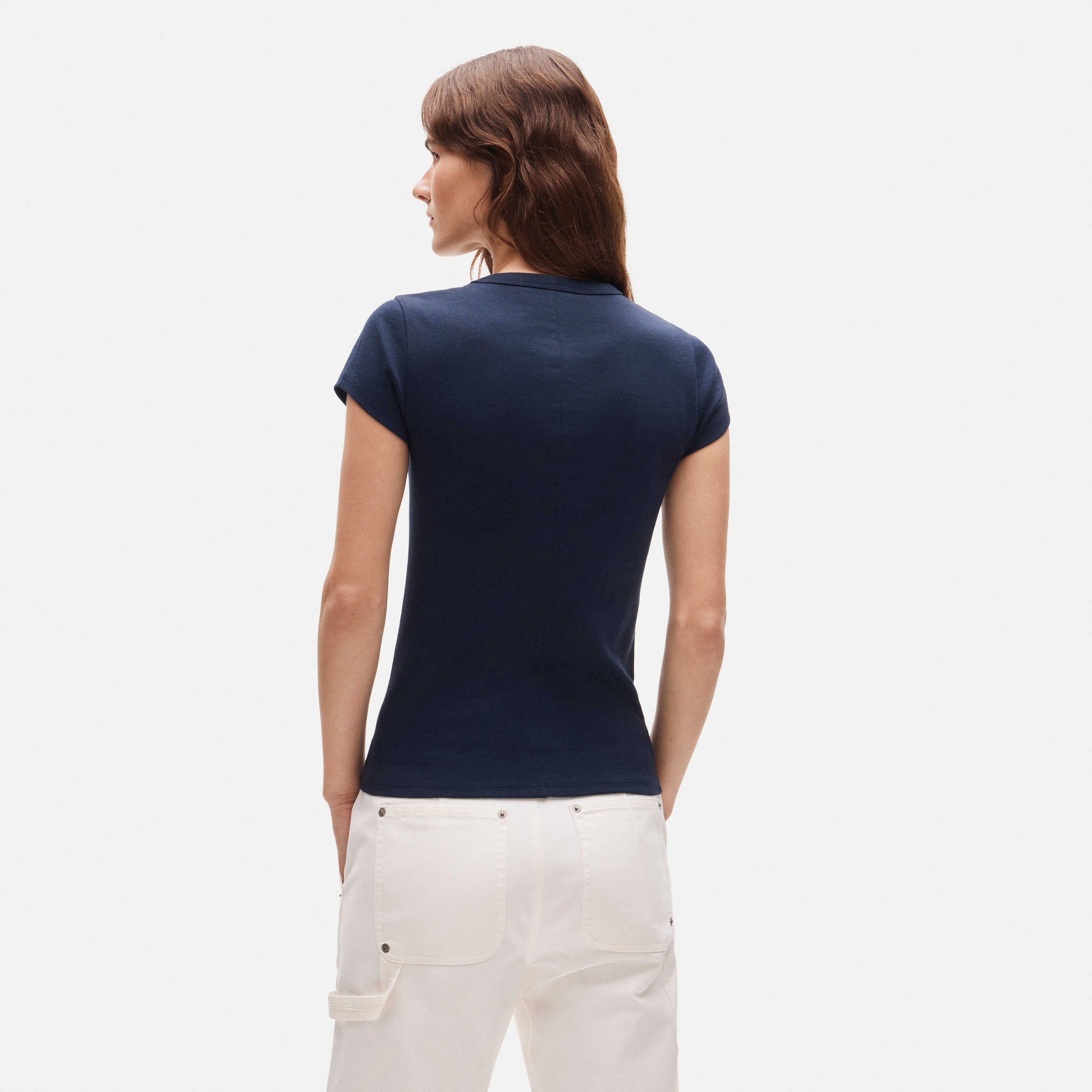 Perfect-fit crewneck T-shirt