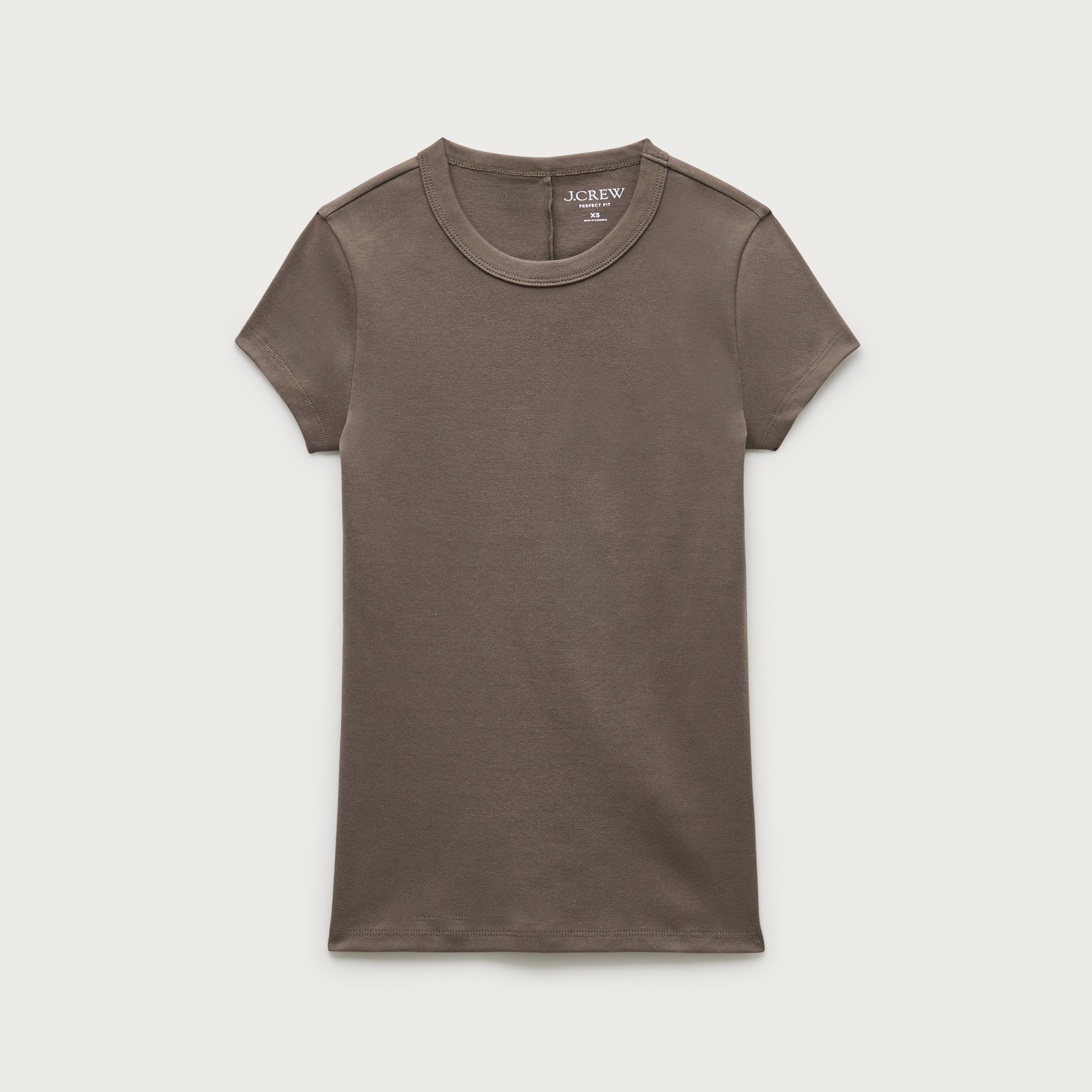 Perfect-fit crewneck T-shirt