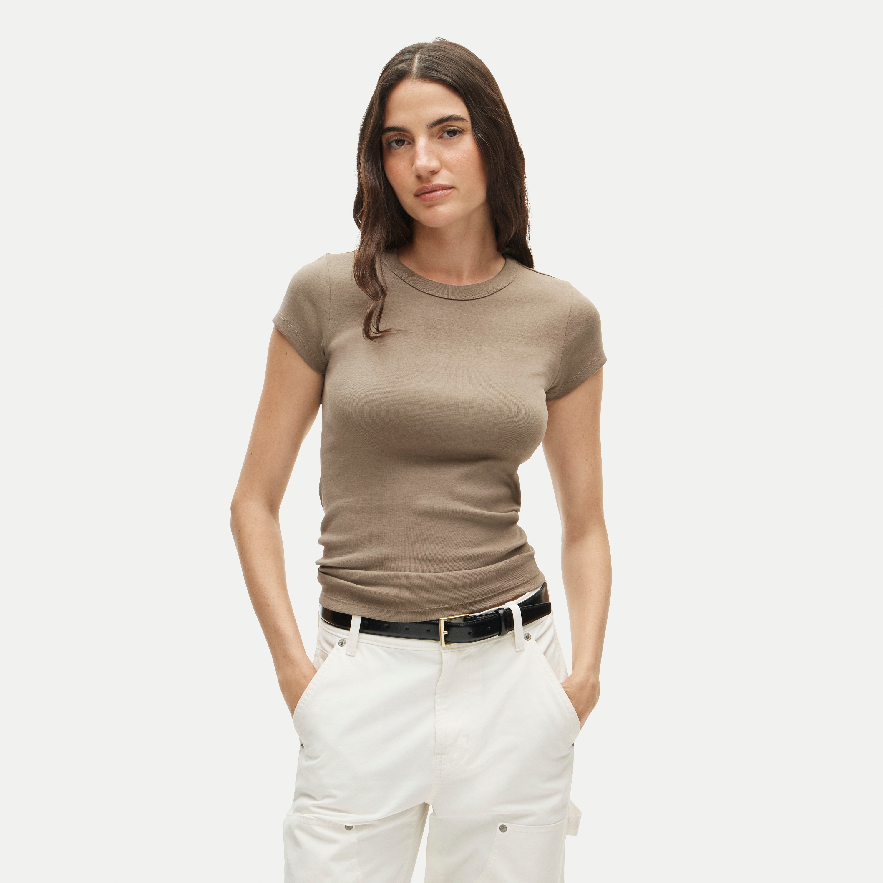 Perfect-fit crewneck T-shirt