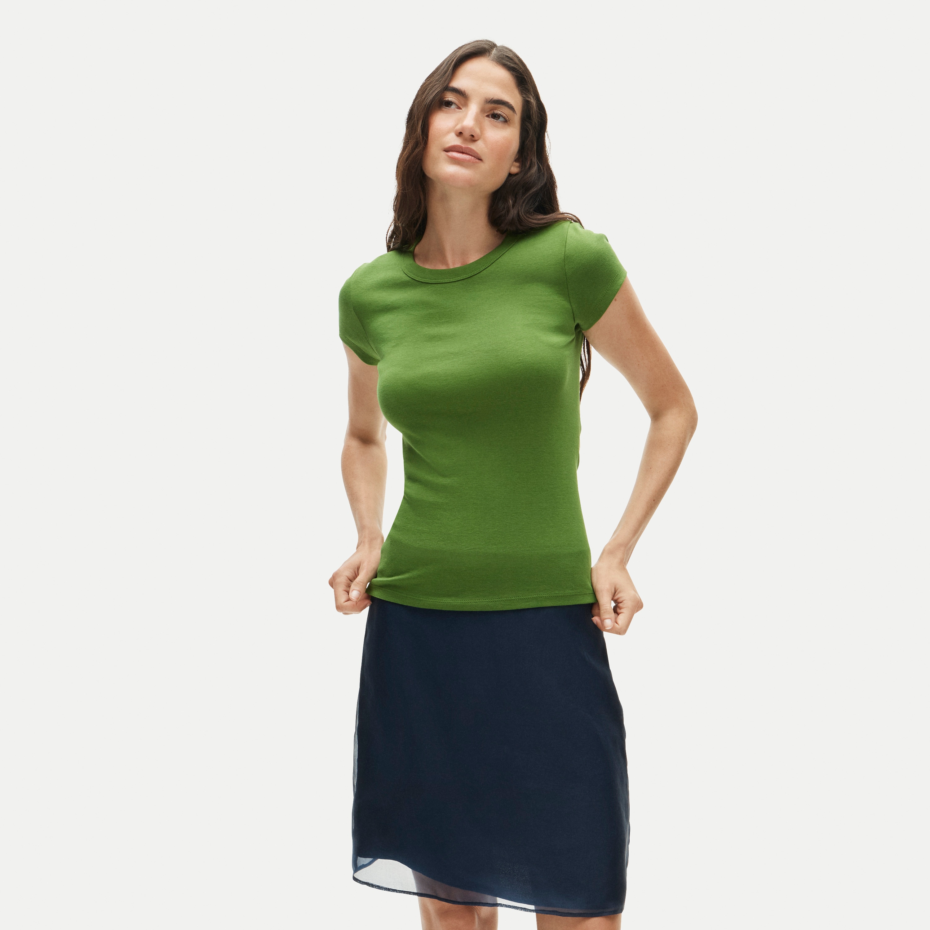 Perfect-fit crewneck T-shirt