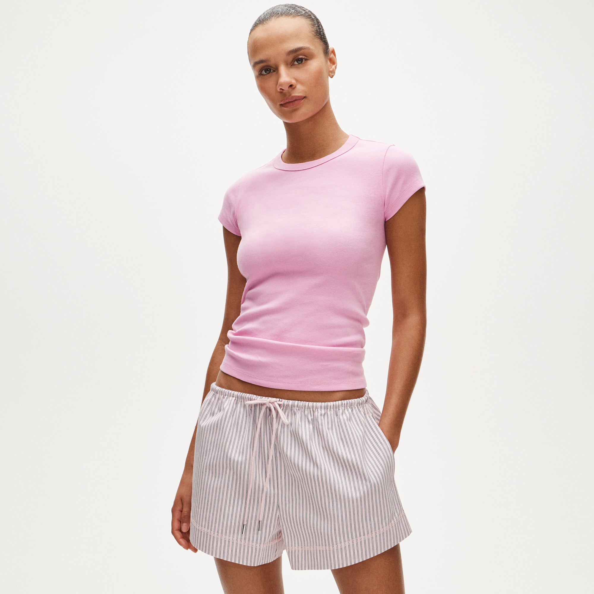 Perfect-fit crewneck T-shirt