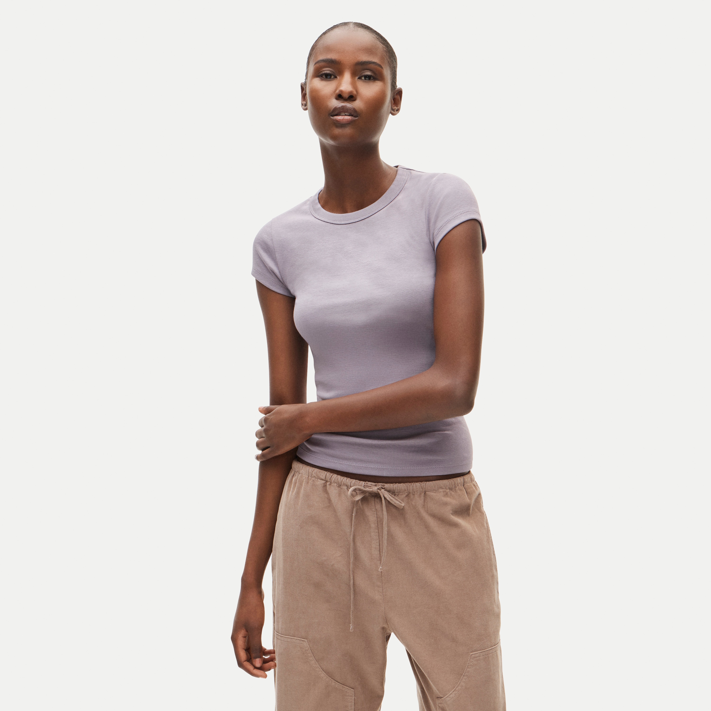 Perfect-fit crewneck T-shirt