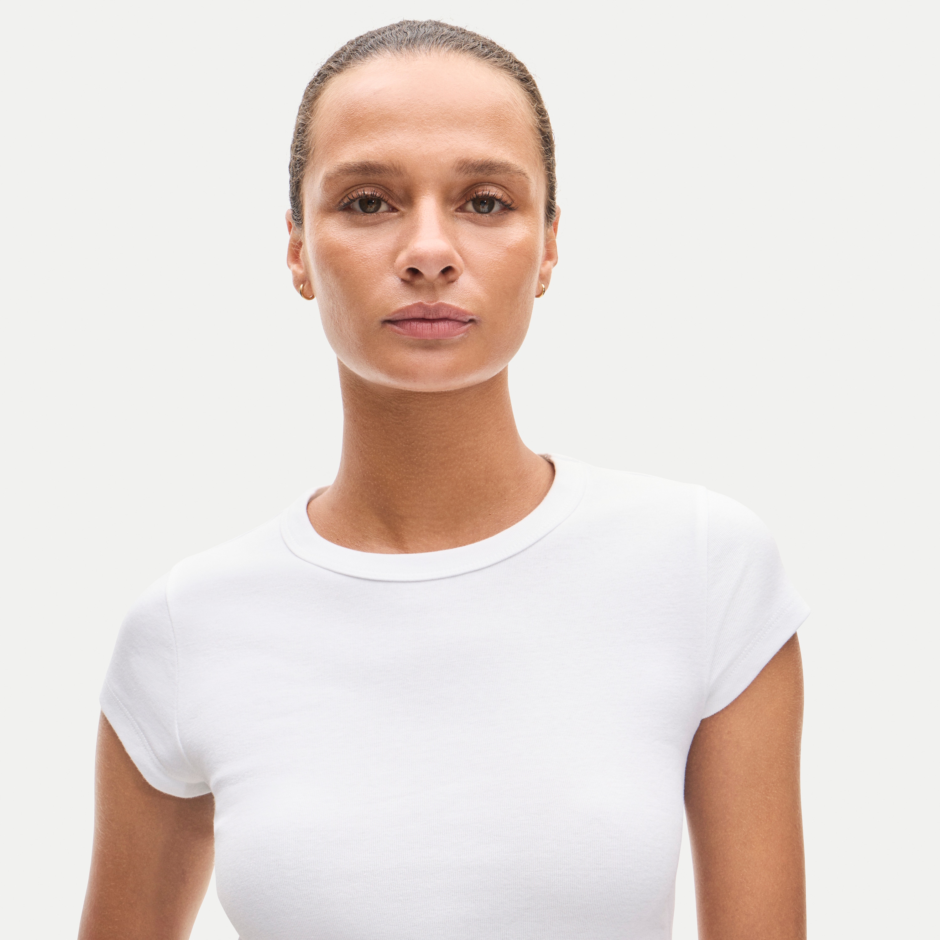 Perfect-fit crewneck T-shirt