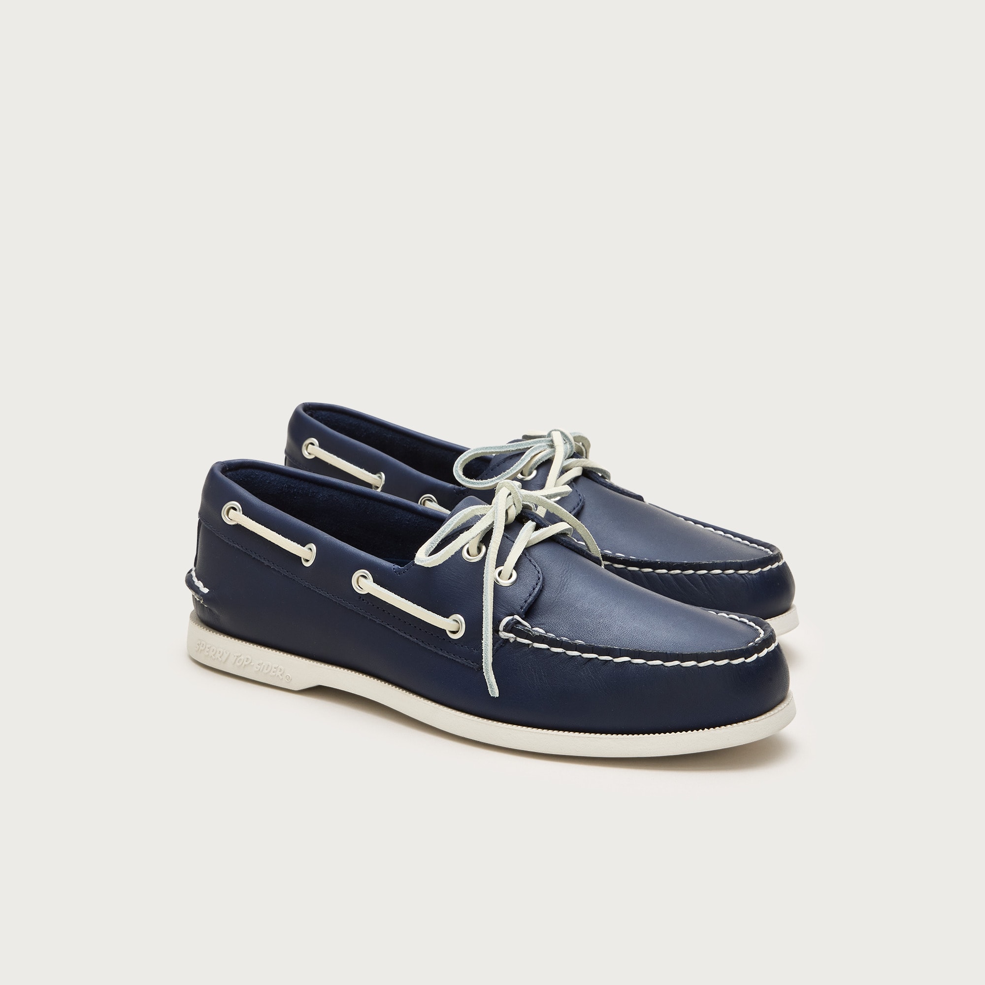 Sperry® X J.Crew Authentic Original unisex two-eye boat shoes in leather from J.Crew - $164