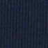 Perfect rib johnny-collar top with denim trim NAVY
