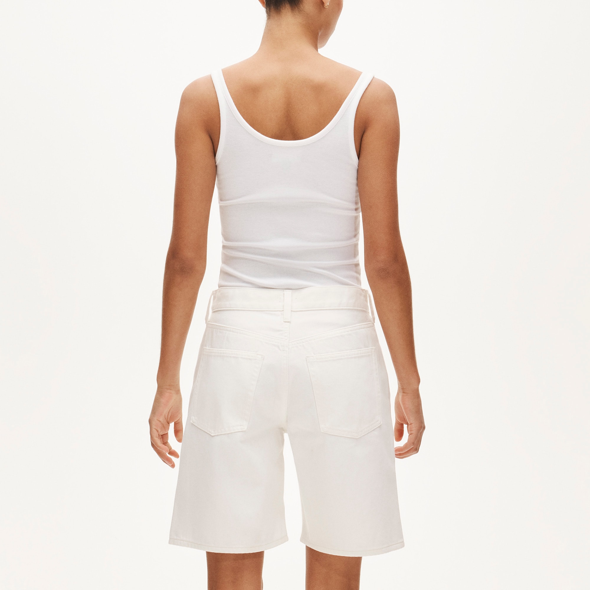 Denim bermuda short