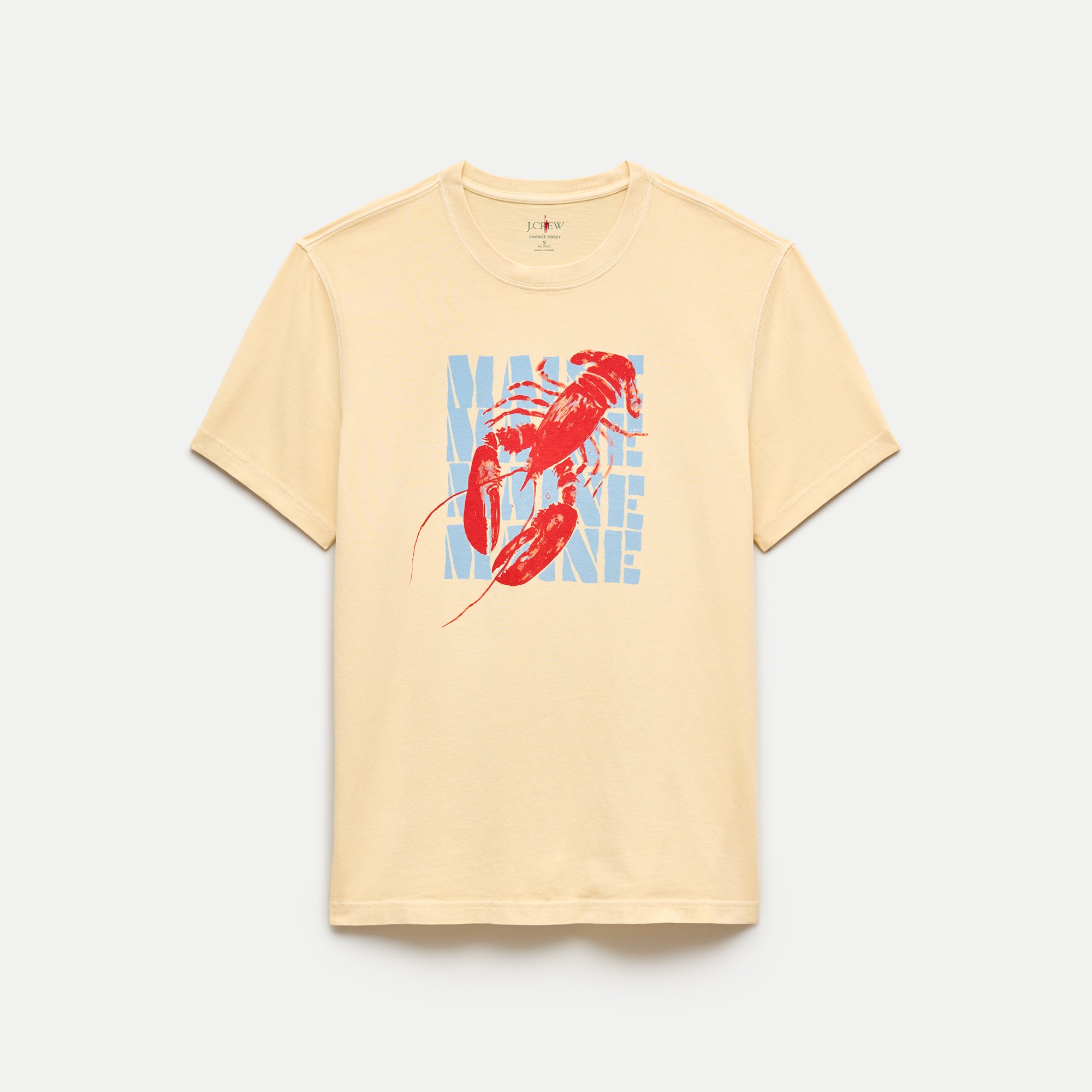 Vintage-wash Cotton Graphic T-shirt For Men | J.Crew