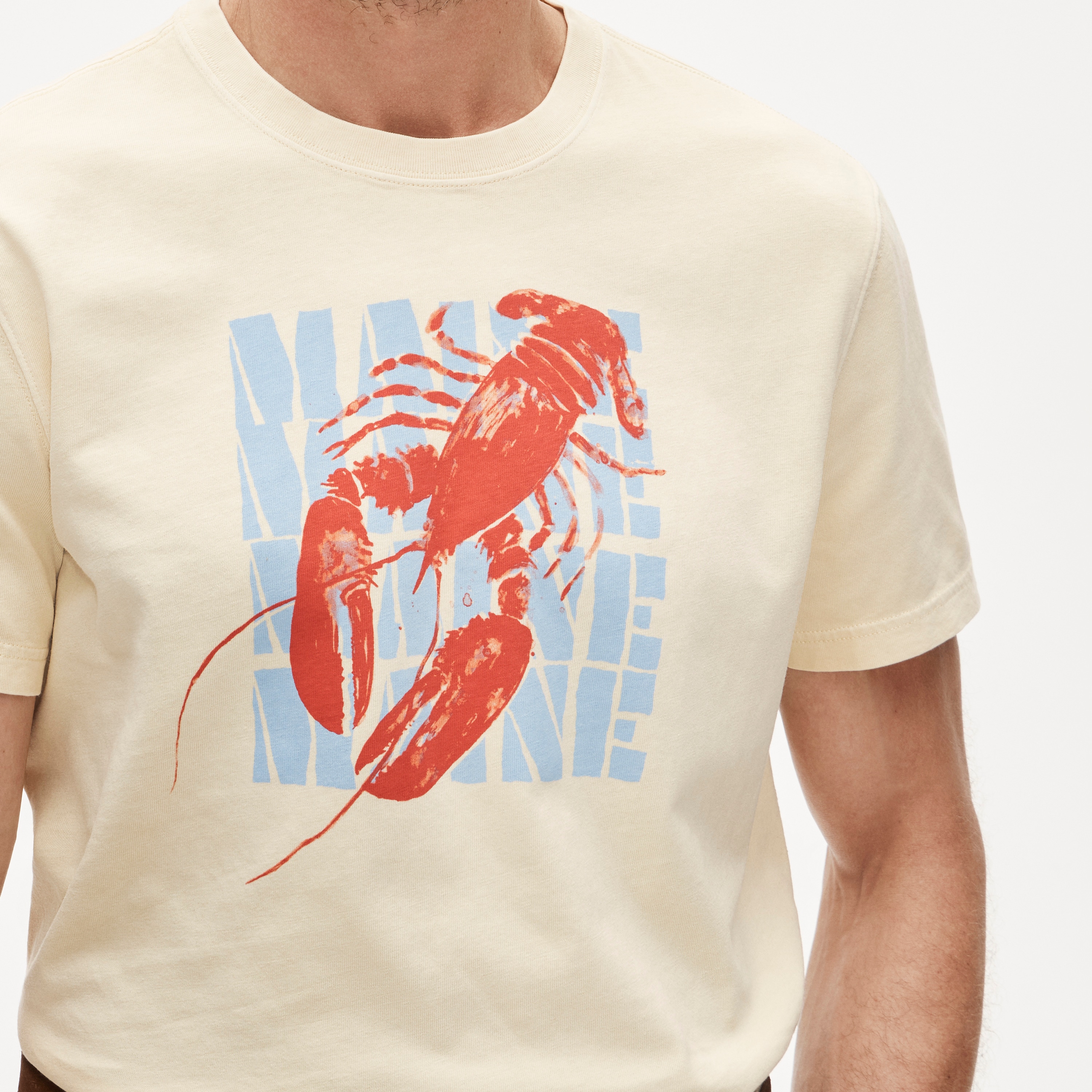 Vintage-wash Cotton Graphic T-shirt For Men | J.Crew