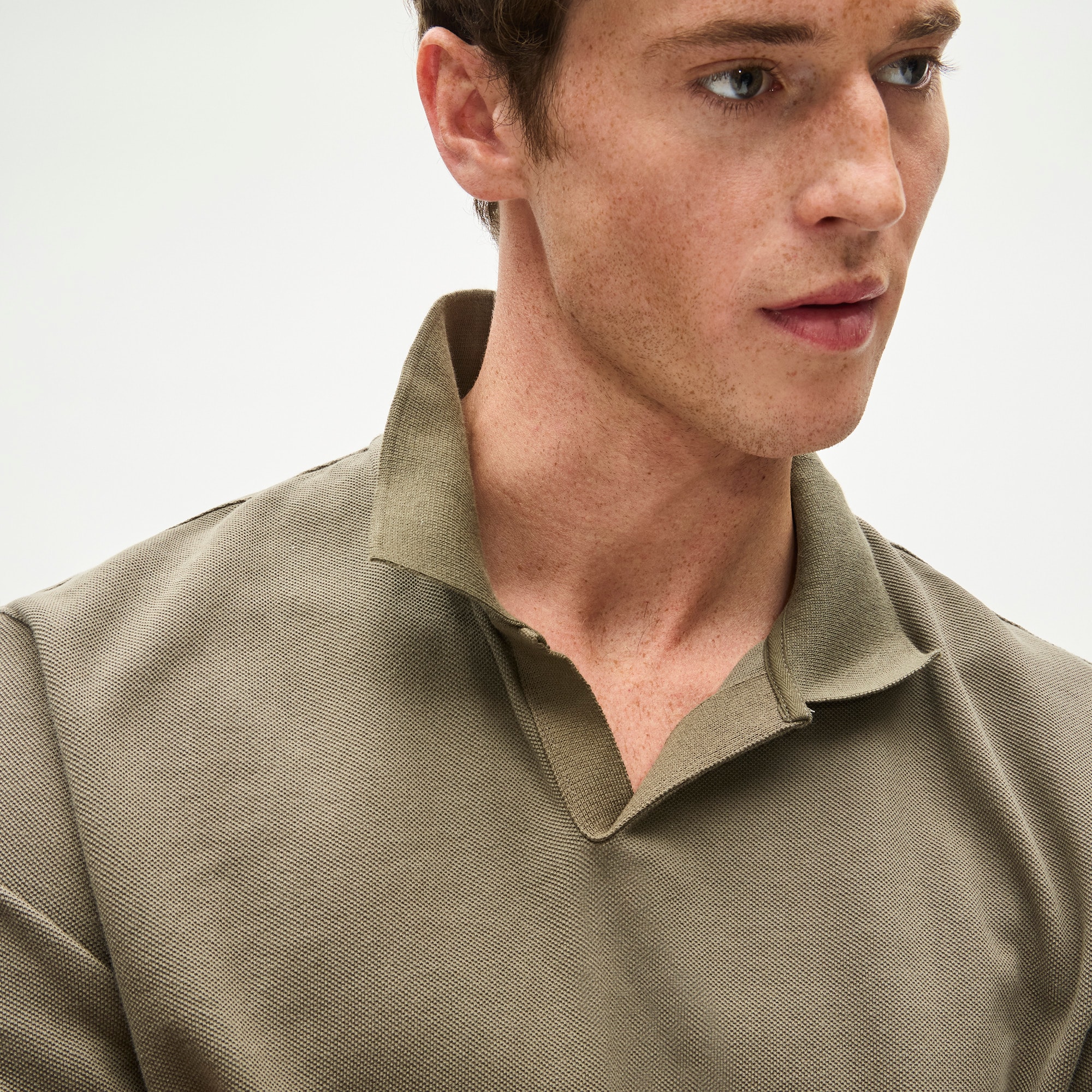 Buttonless Polo Shirts | J.Crew