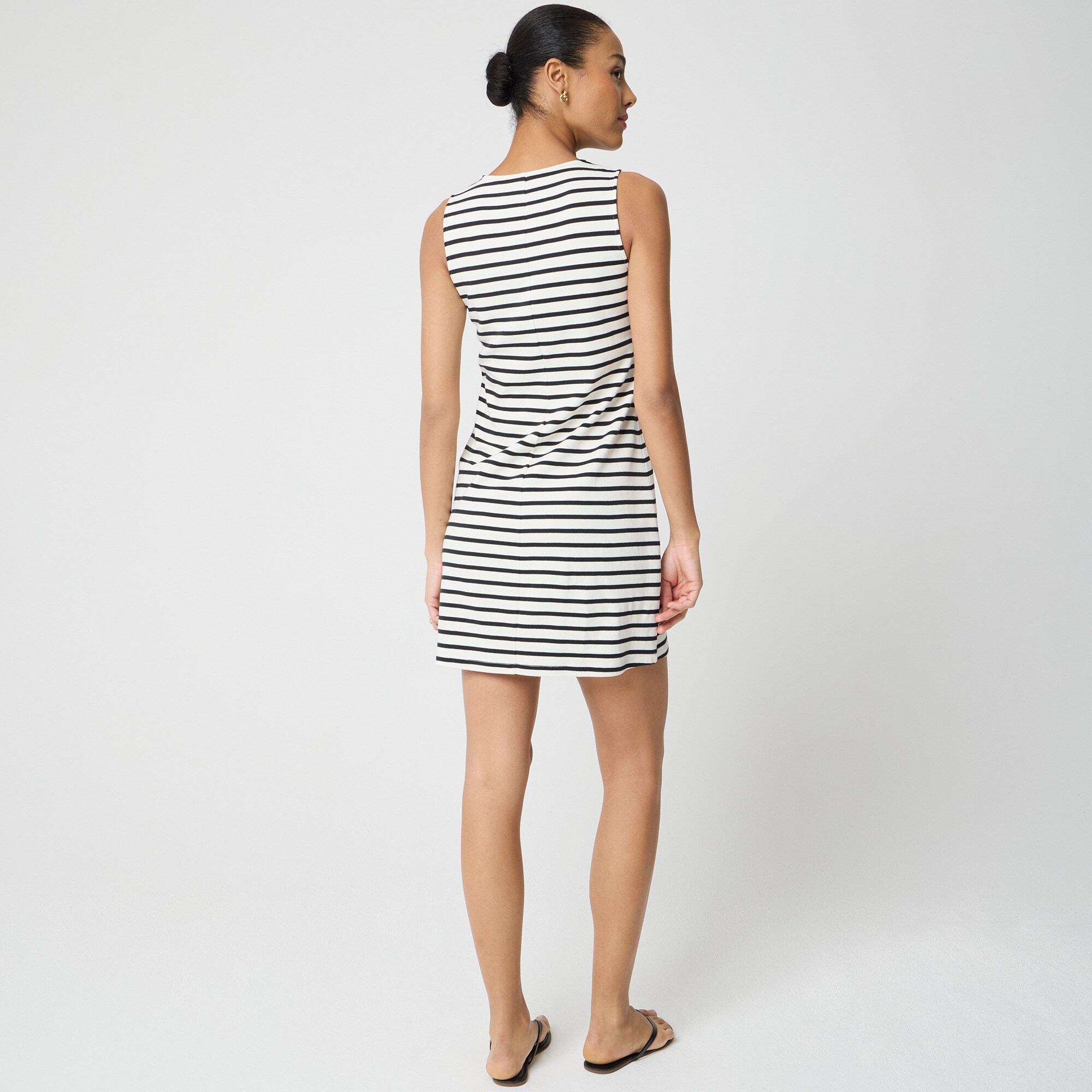 Striped Essential knit tank dress