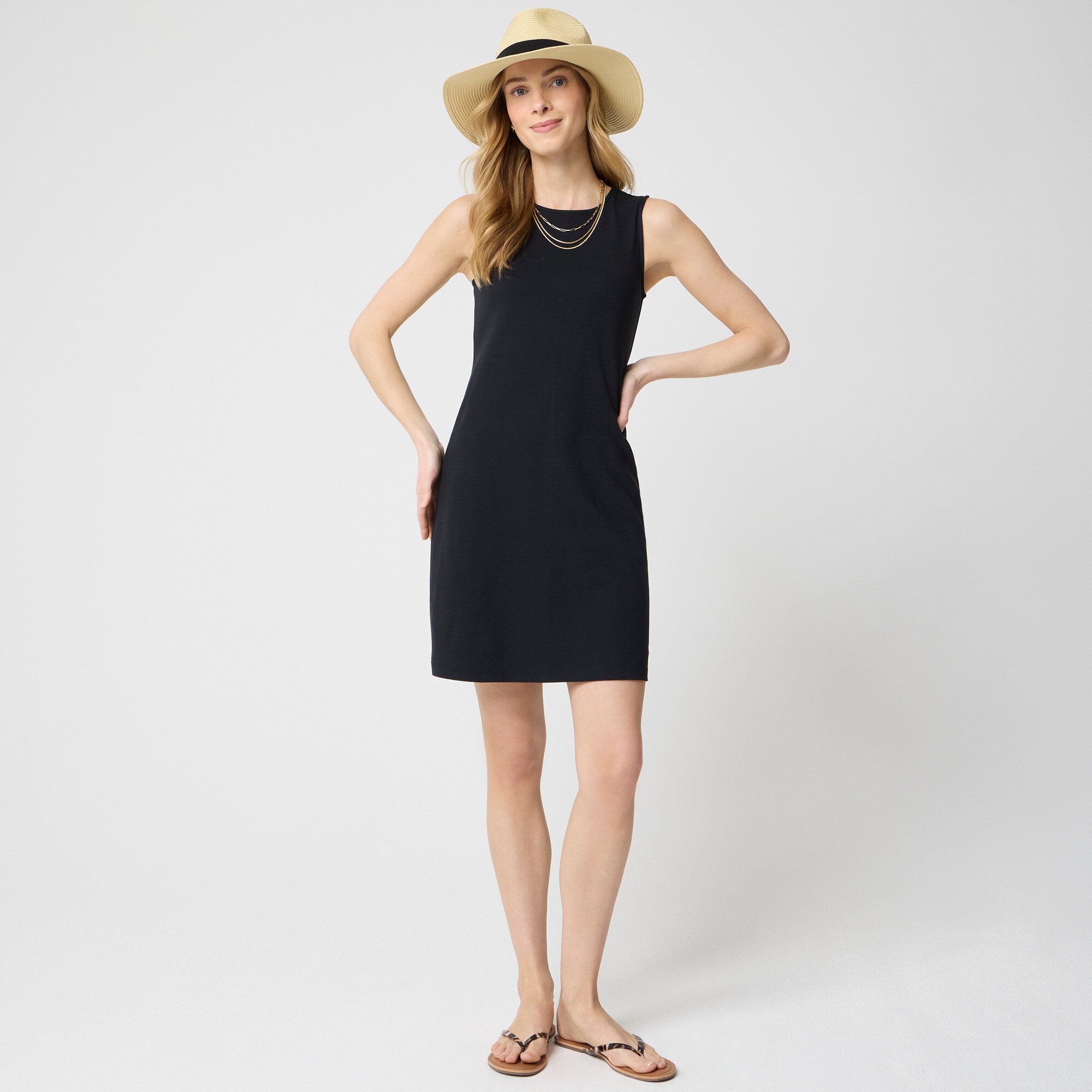 womens Essential knit tank dress