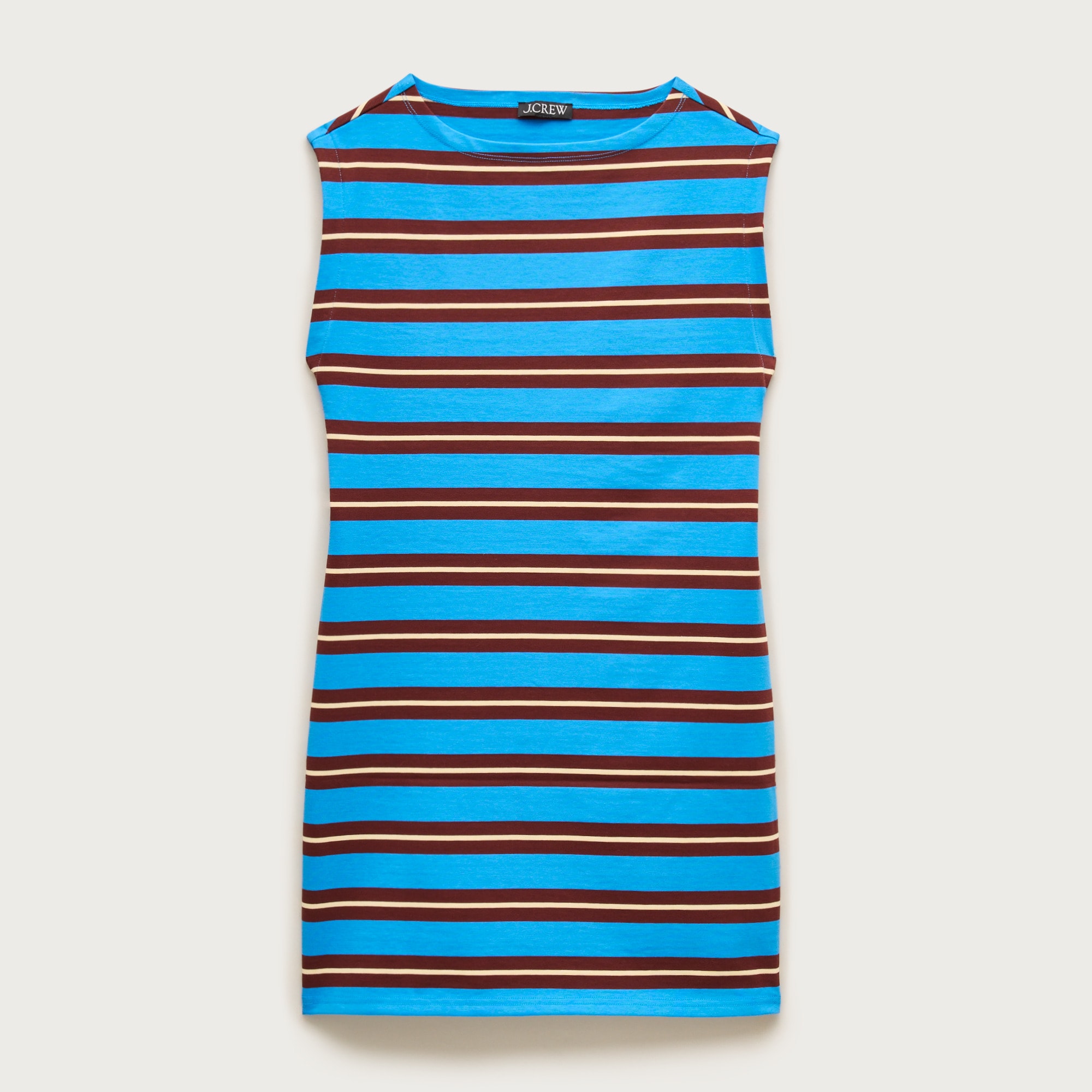 Mini knit dress in stripe