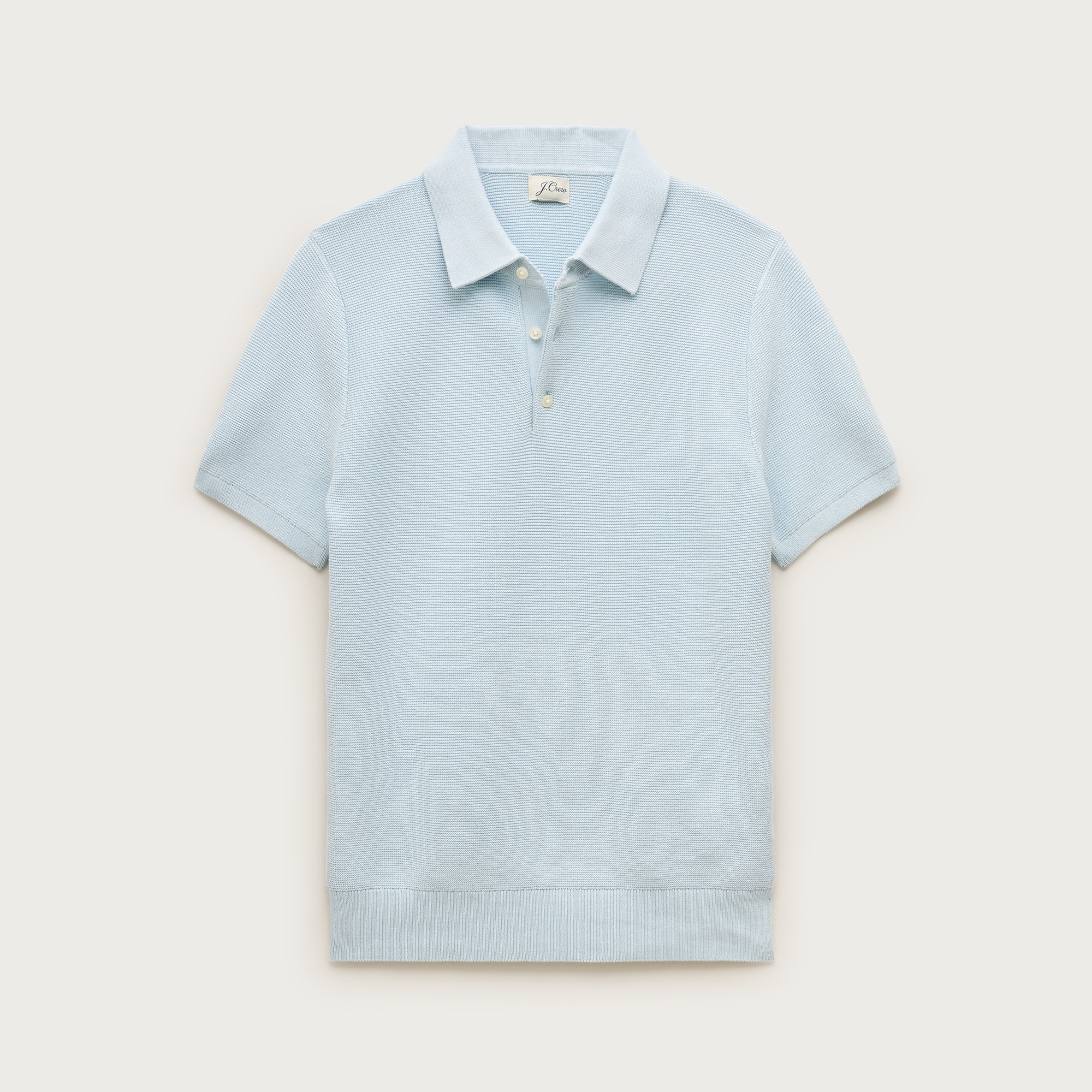 Short-sleeve sweater-polo in Pima cotton from J.Crew - $110