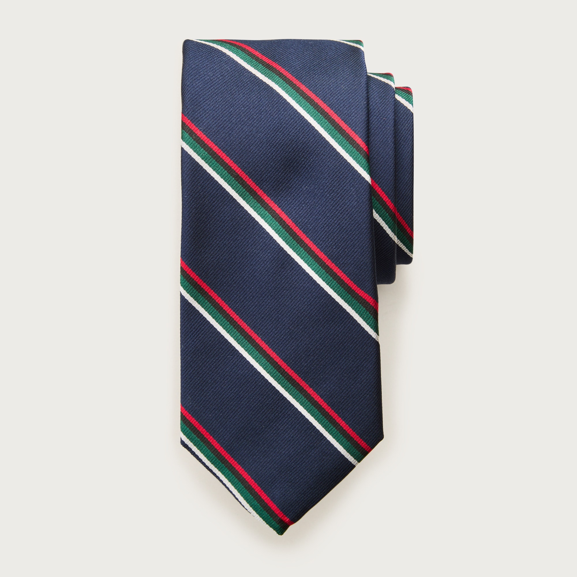 mens English silk striped tie