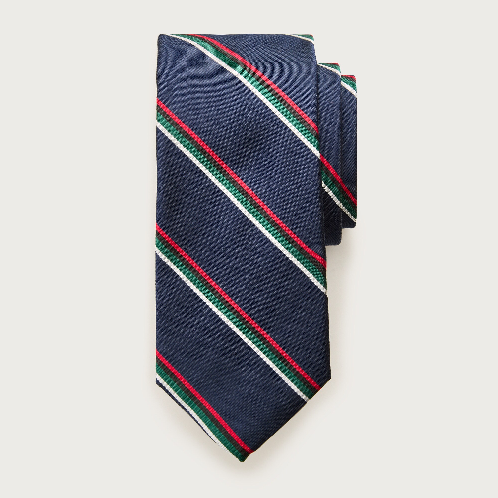 English silk striped tie
