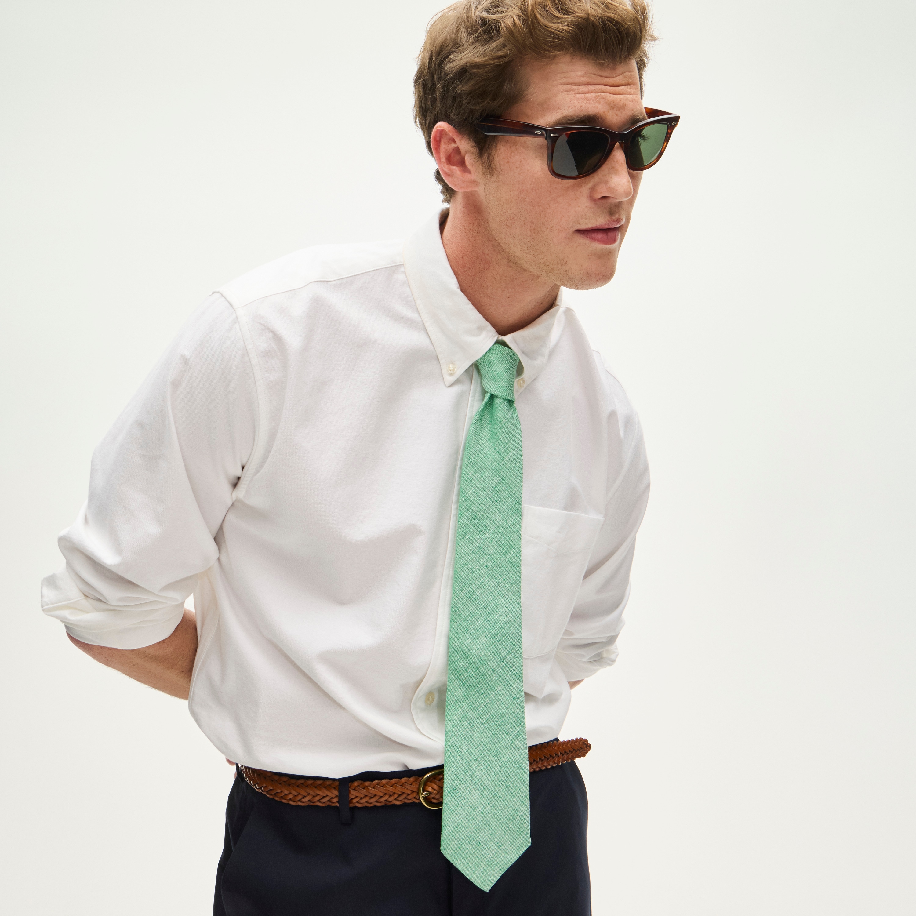 Italian linen tie