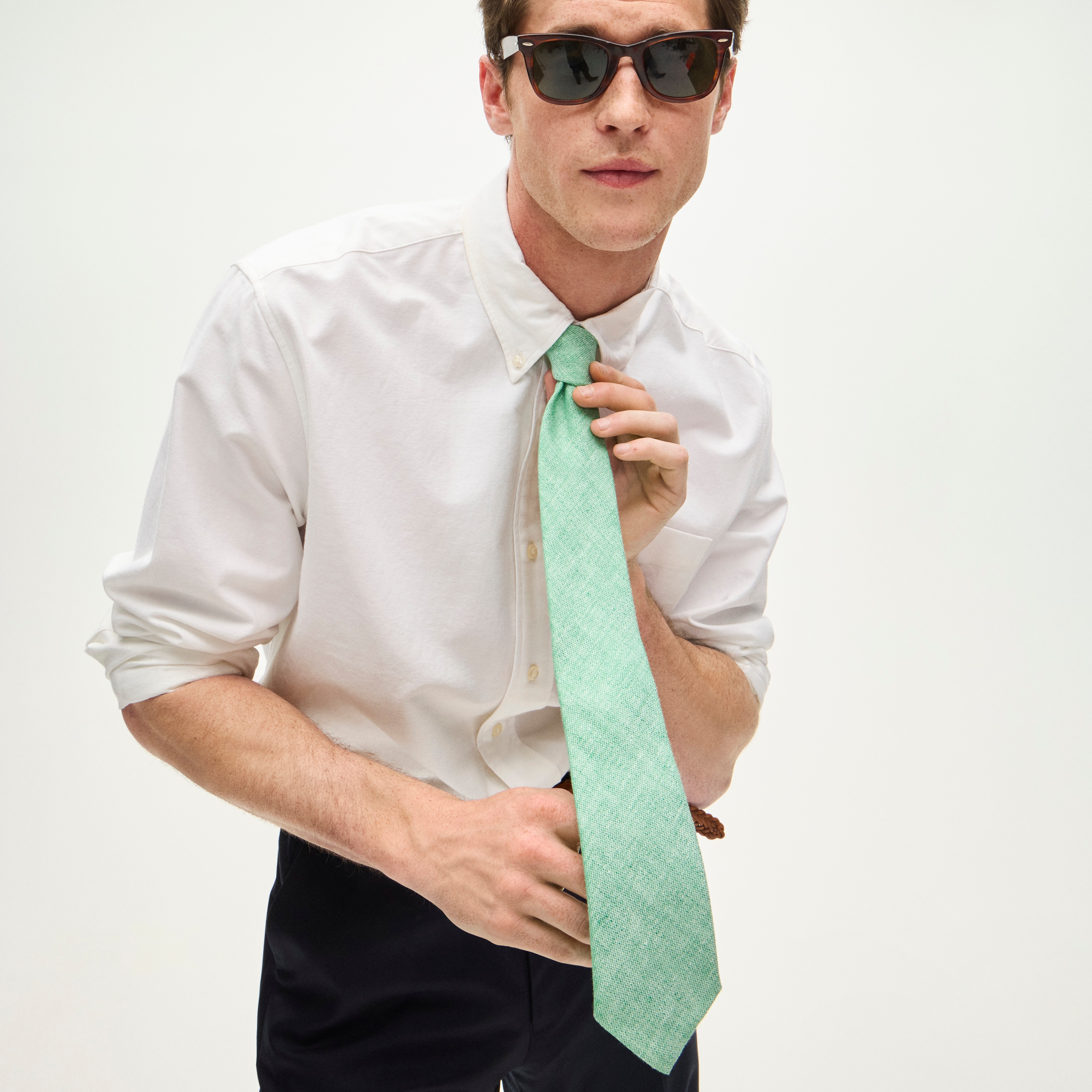 Italian linen tie