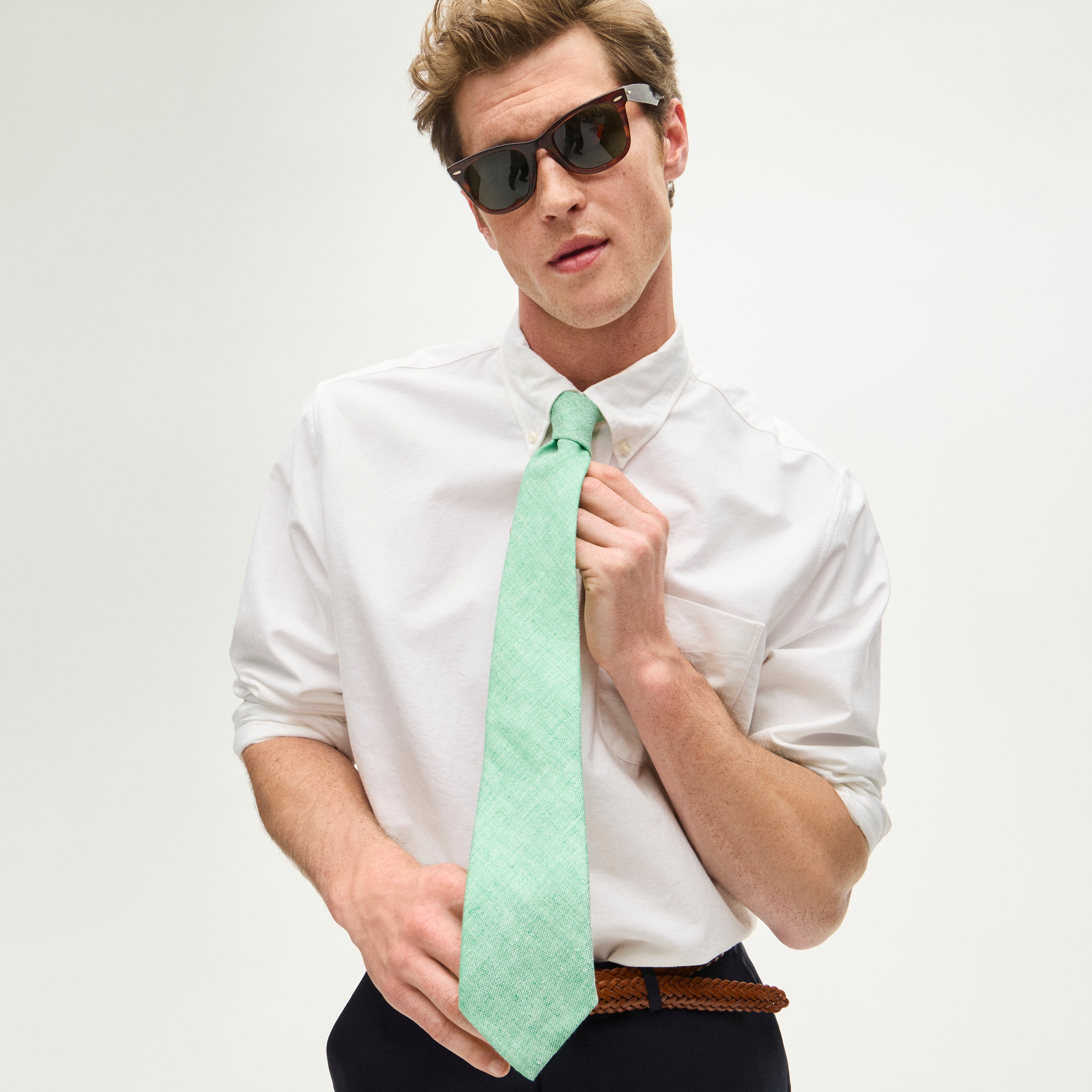 Italian linen tie