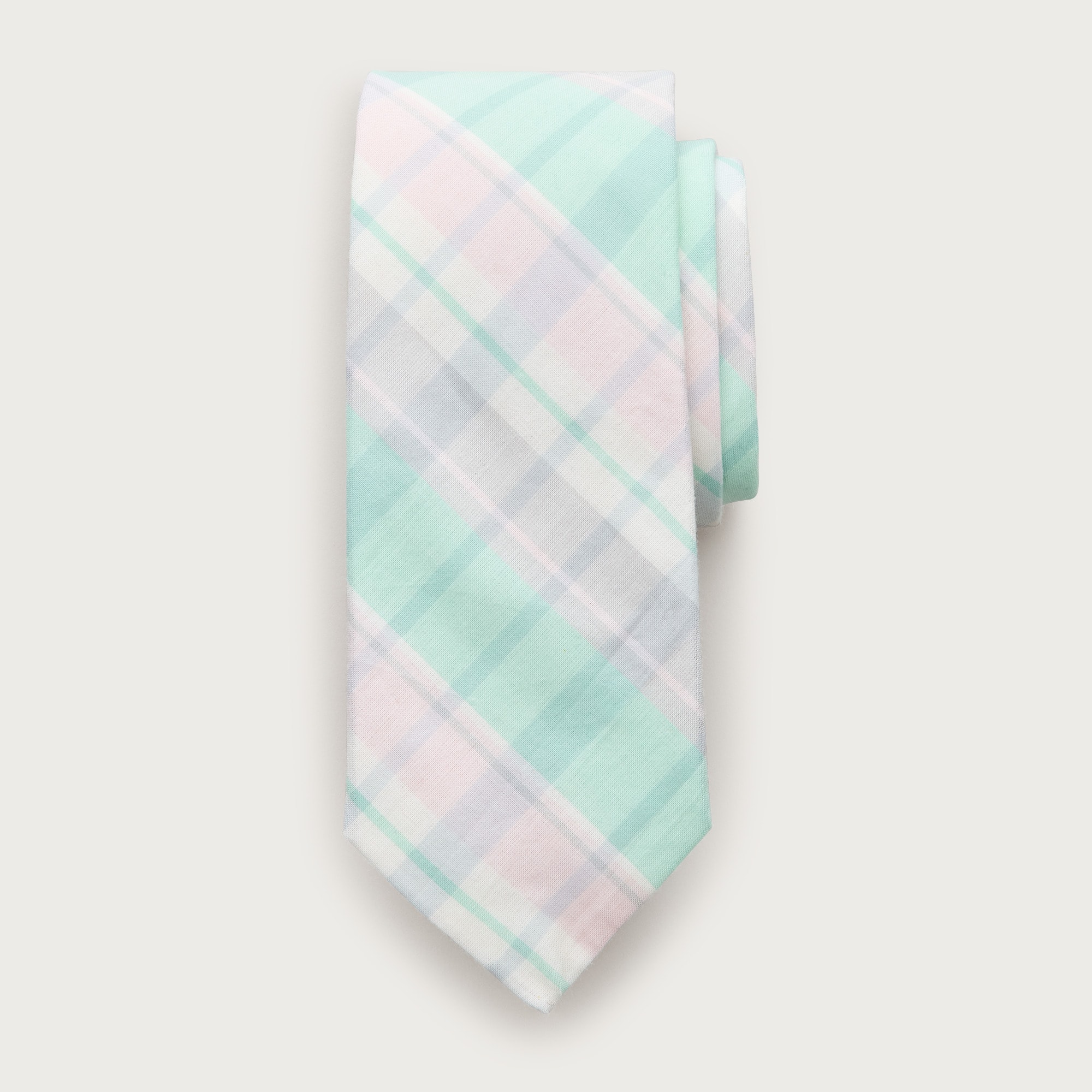 Plaid tie in Indian madras cotton from J.Crew - $109