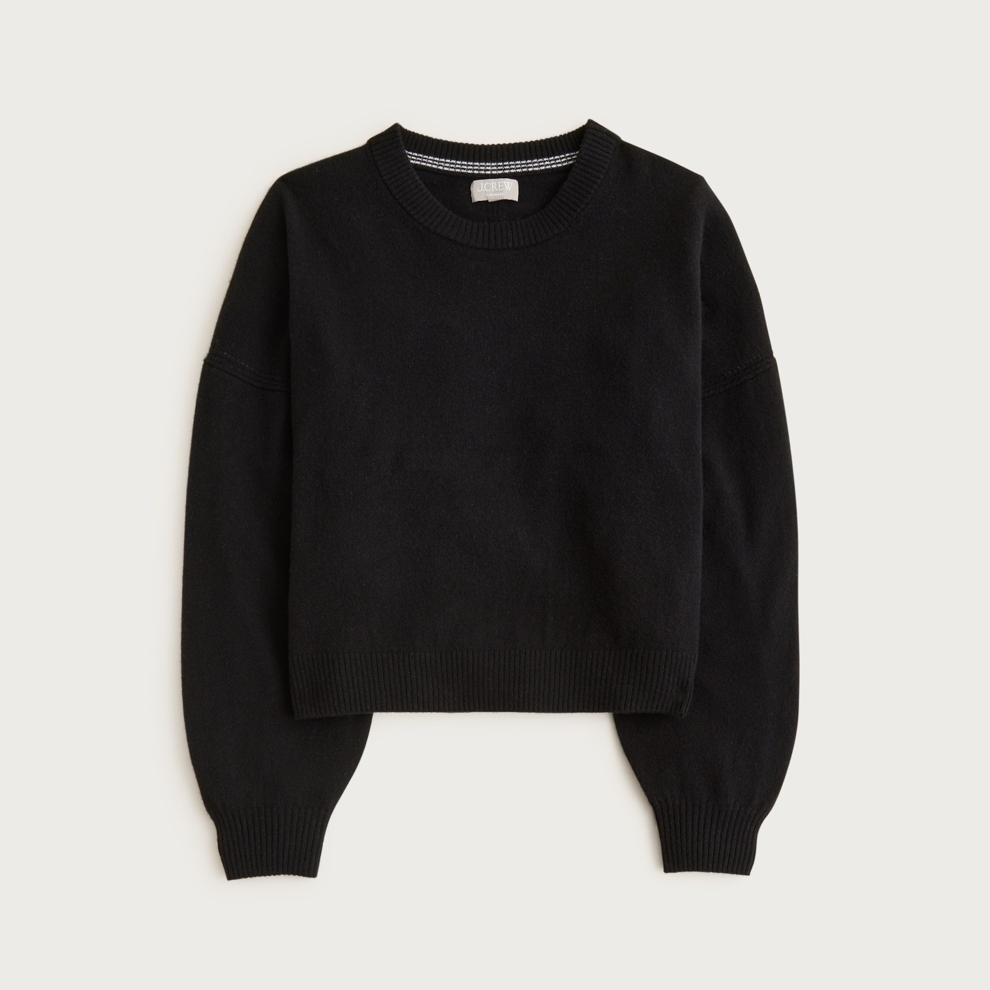 Cashmere blouson-sleeve sweater - image 5
