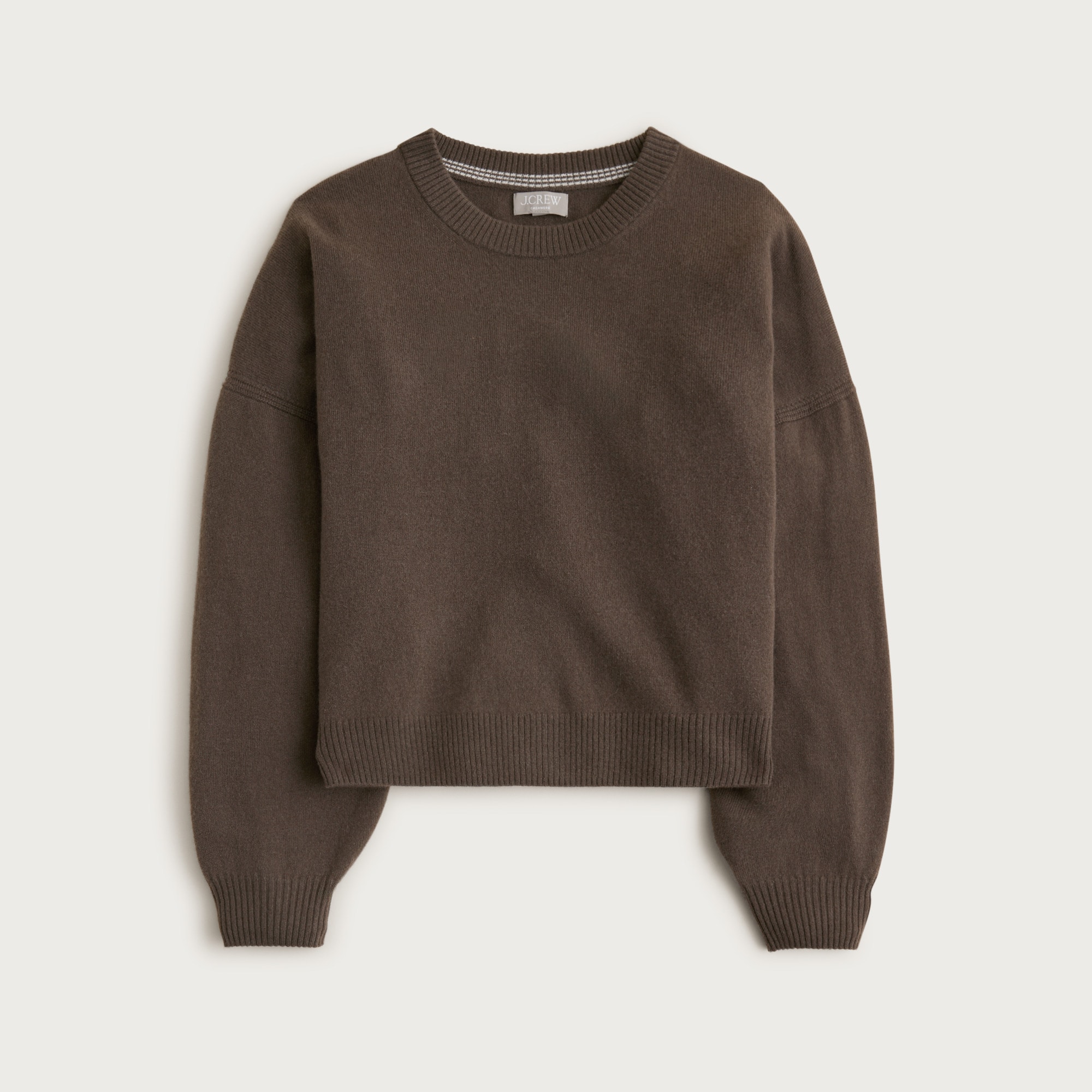 Cashmere blouson-sleeve sweater