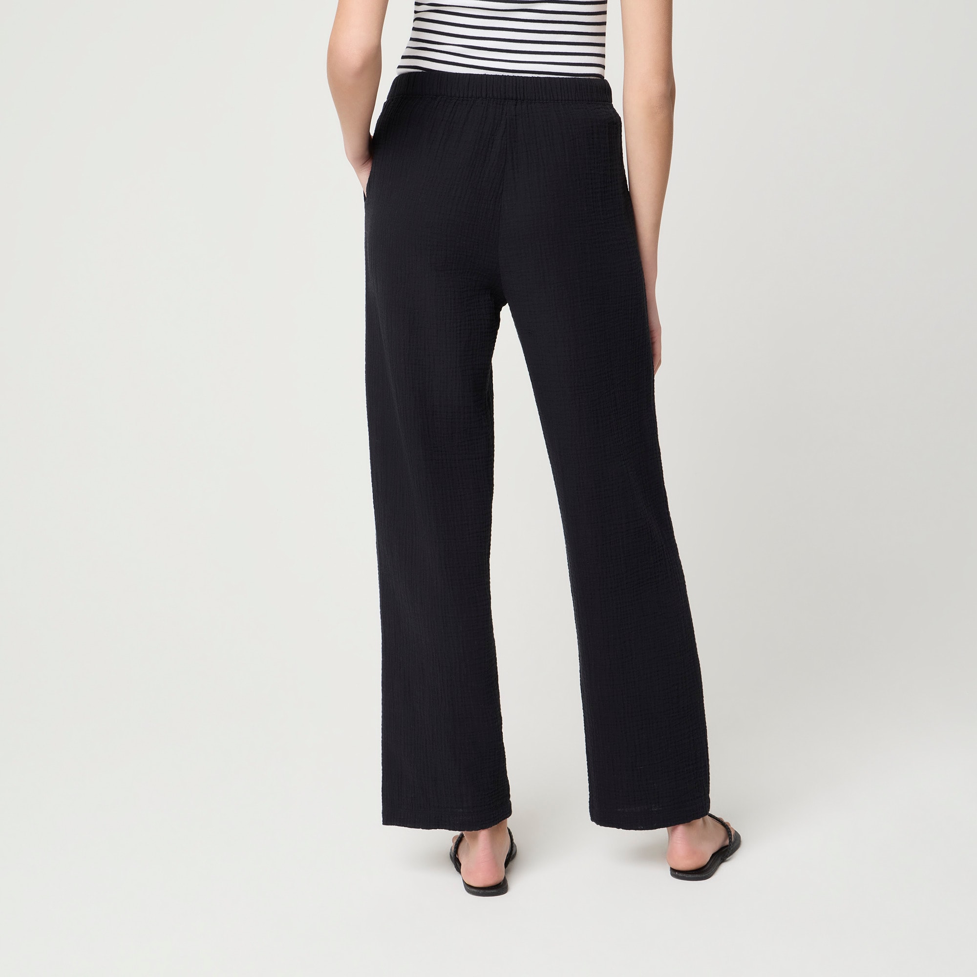 Double-gauze drawstring pant - image 3