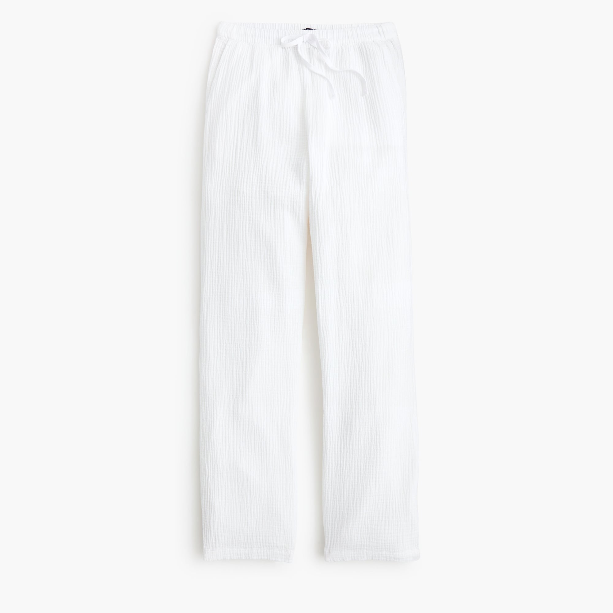 Double-gauze drawstring pant