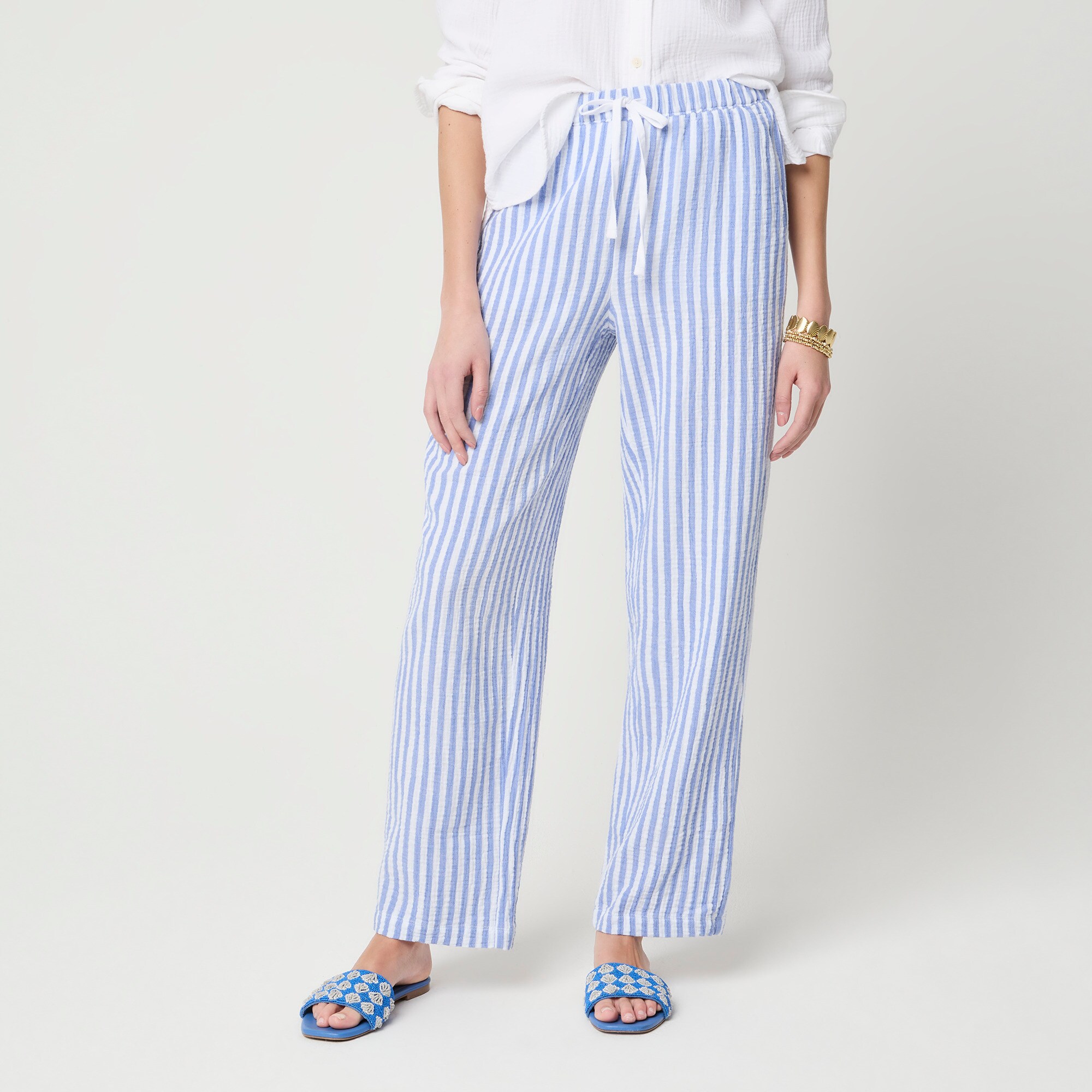 Double-gauze Drawstring Pant For Women | Factory