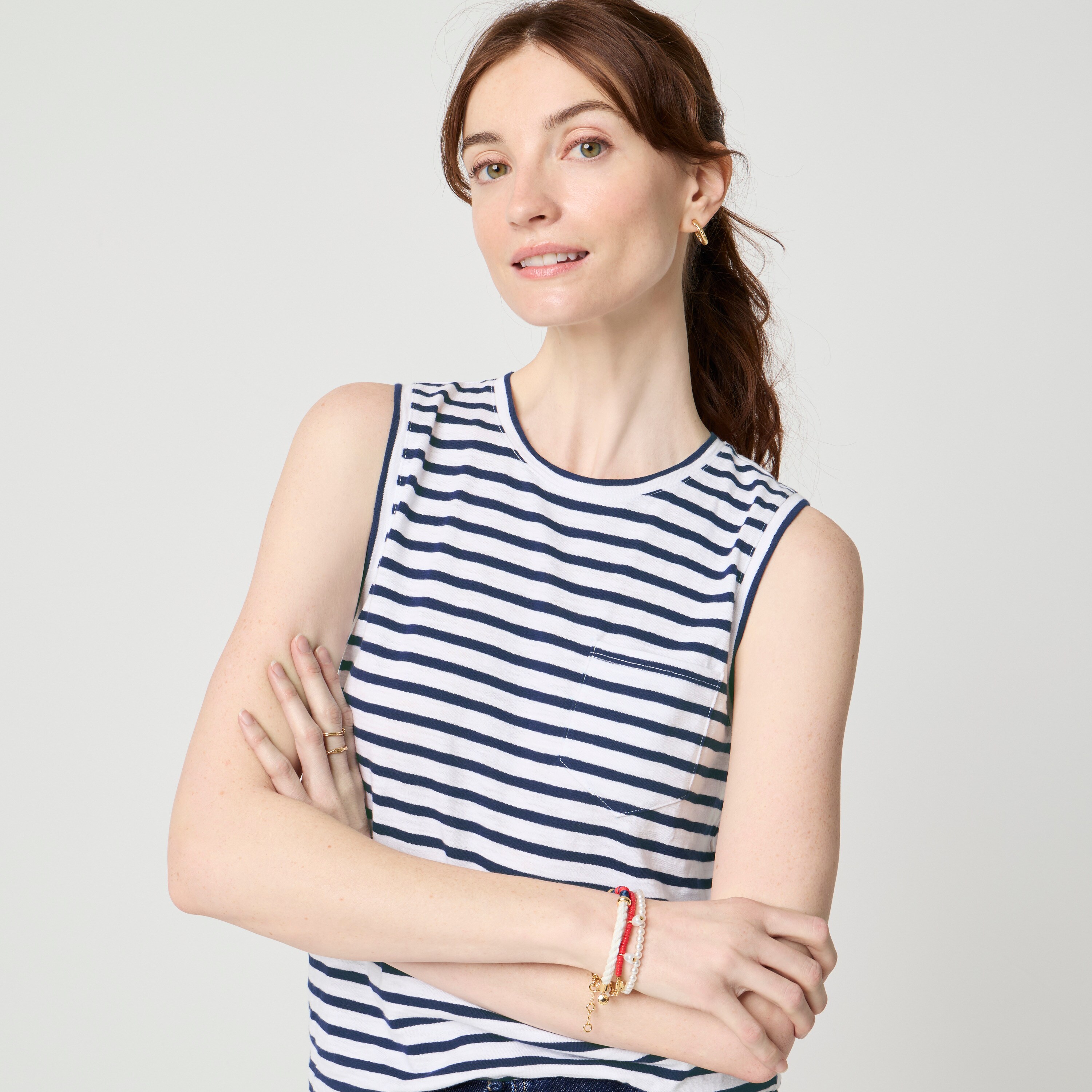 Girlfriend pocket tank top