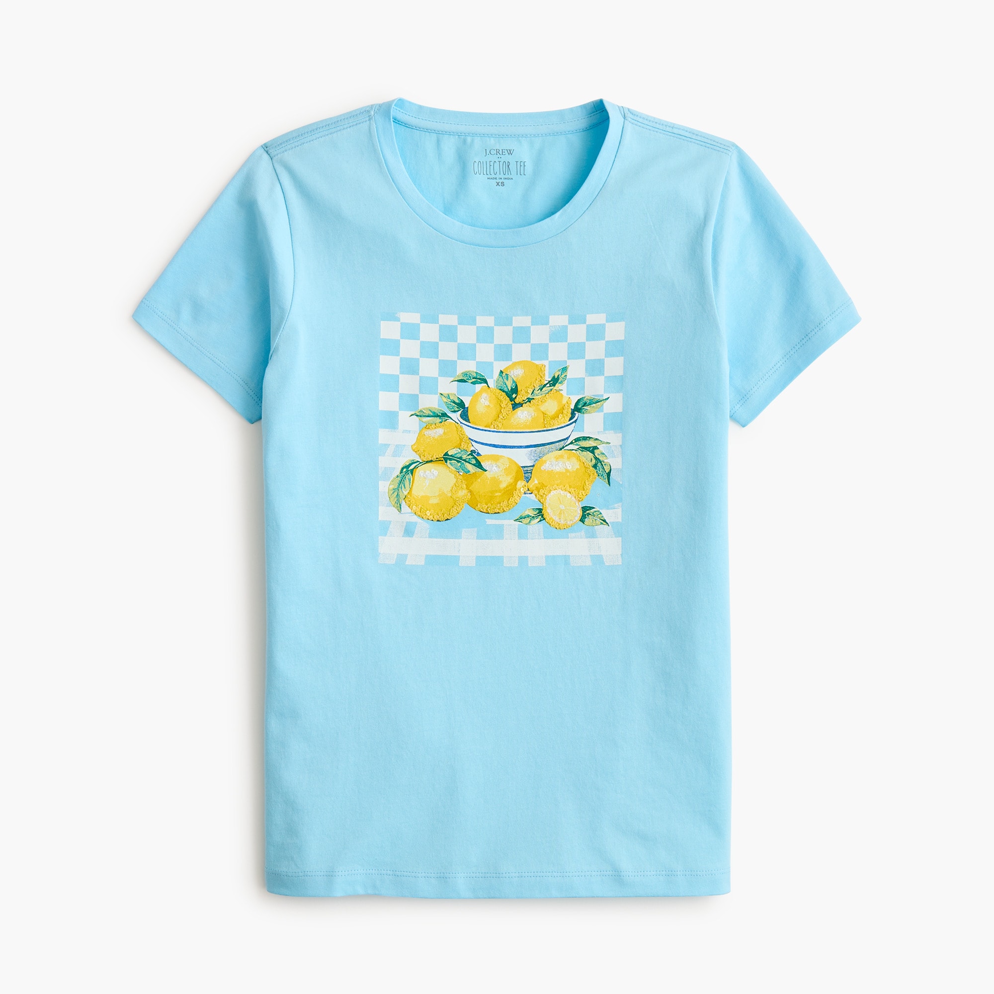 Sequin lemons graphic tee
